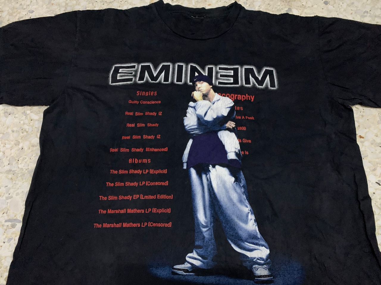Rap Tees VINTAGE EMINEM Size US XL / EU 56 / 4 - 5 Thumbnail