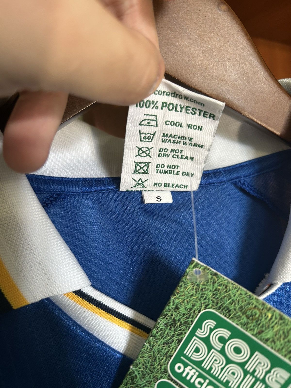 Chelsea Soccer NWT Chelsea Score Draw Retro soccer jersey 1998 New! Small Size US S / EU 44-46 / 1 - 8 Thumbnail
