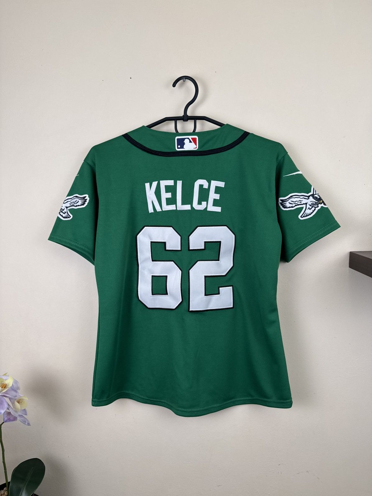 Nike Nike Jason Kelce Green Philadelphia Eagles Women S Baseball Size US S / EU 44-46 / 1 - 1 Thumbnail