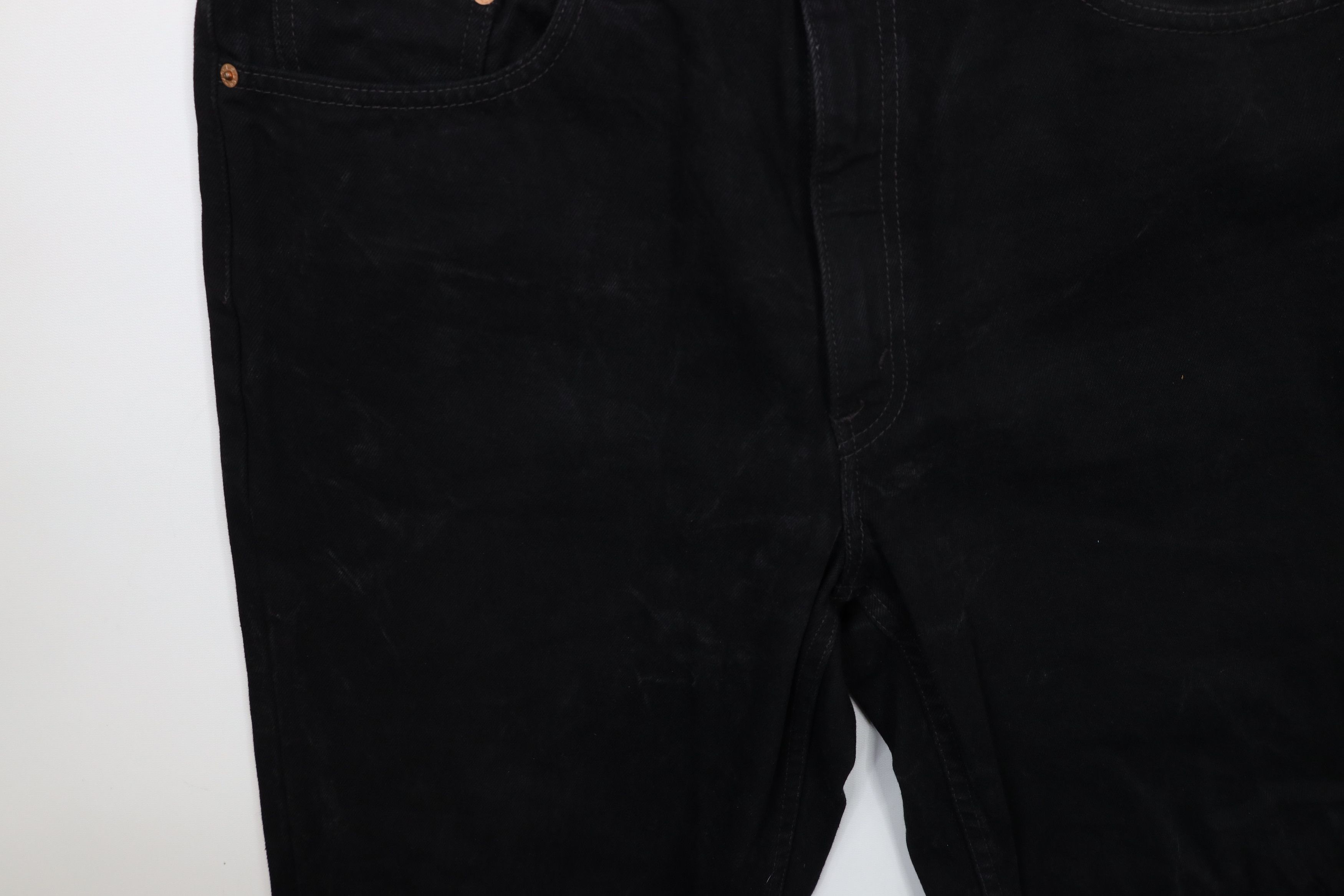 Levi's × Vintage Vintage 90 Levis 550 Relaxed Fit Tapered Leg Jeans Black Size US 36 / EU 52 - 7 Thumbnail