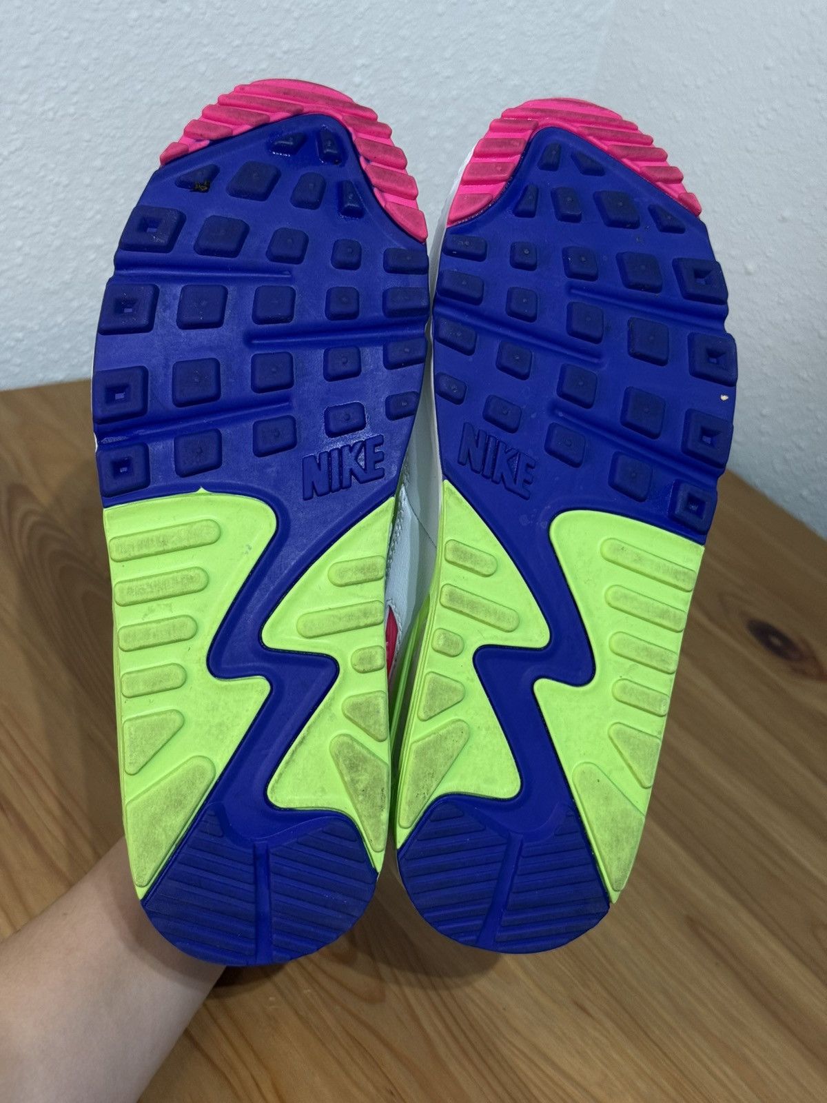 Nike Nike Air Max 90 White Neon No box Size US 7 / IT 37 - 4 Thumbnail