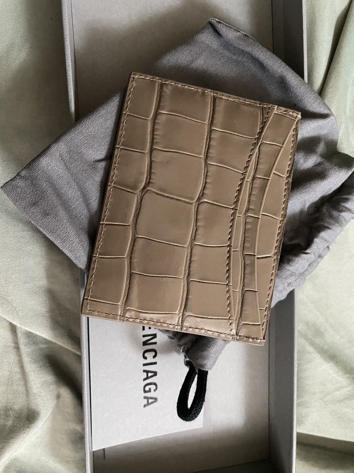 Balenciaga Balenciaga croco card holder Size ONE SIZE - 2 Thumbnail