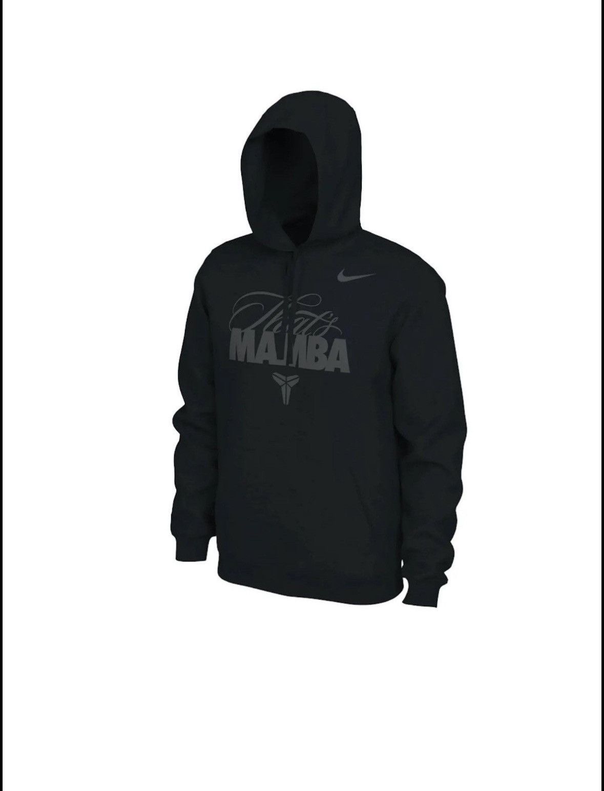 Nike Kobe Bryant That's Mamba Hoodie Black X-Large XL