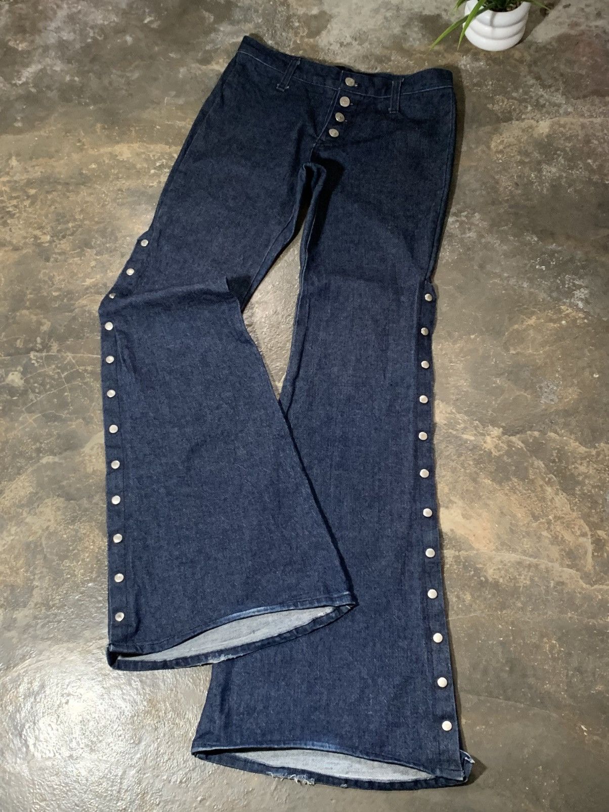 If Six Was Nine Super Flare Gothic Jeans Egoist Japanese style Size US 28 / EU 44 - 4 Thumbnail