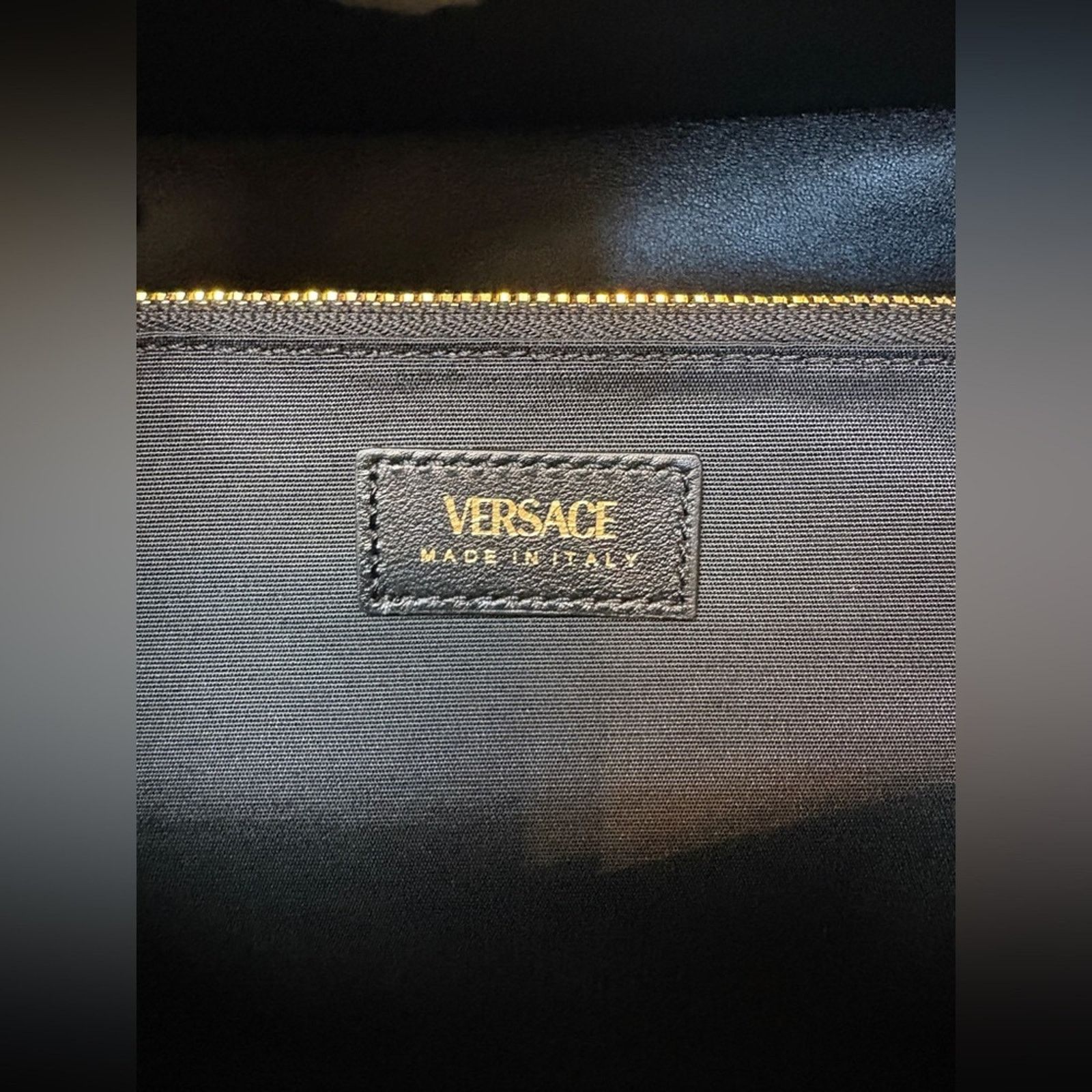 Versace Versace Medusa Black and White Checkered Women's Bag NWT Size ONE SIZE - 8 Thumbnail