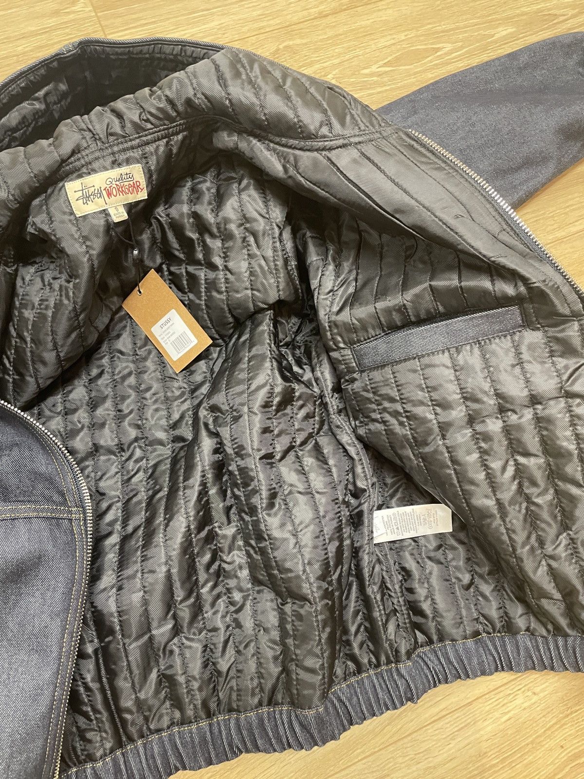 Stussy STUSSY INSULATED WORK JACKET DENIM Size US S / EU 44-46 / 1 - 3 Thumbnail