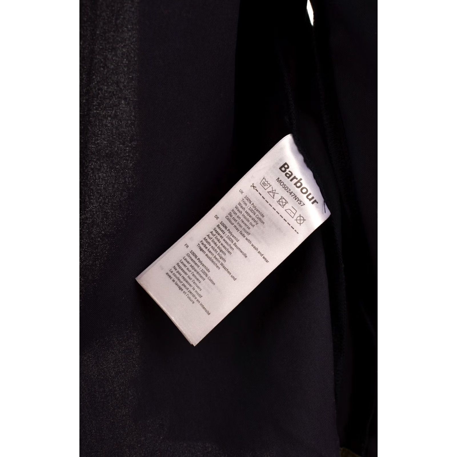 Barbour Barbour International Polyamide Windbreaker Jacket AW22 MOS0247NY57 Size XXL Blue Mens Jacket Size US XXL / EU 58 / 5 - 7 Thumbnail