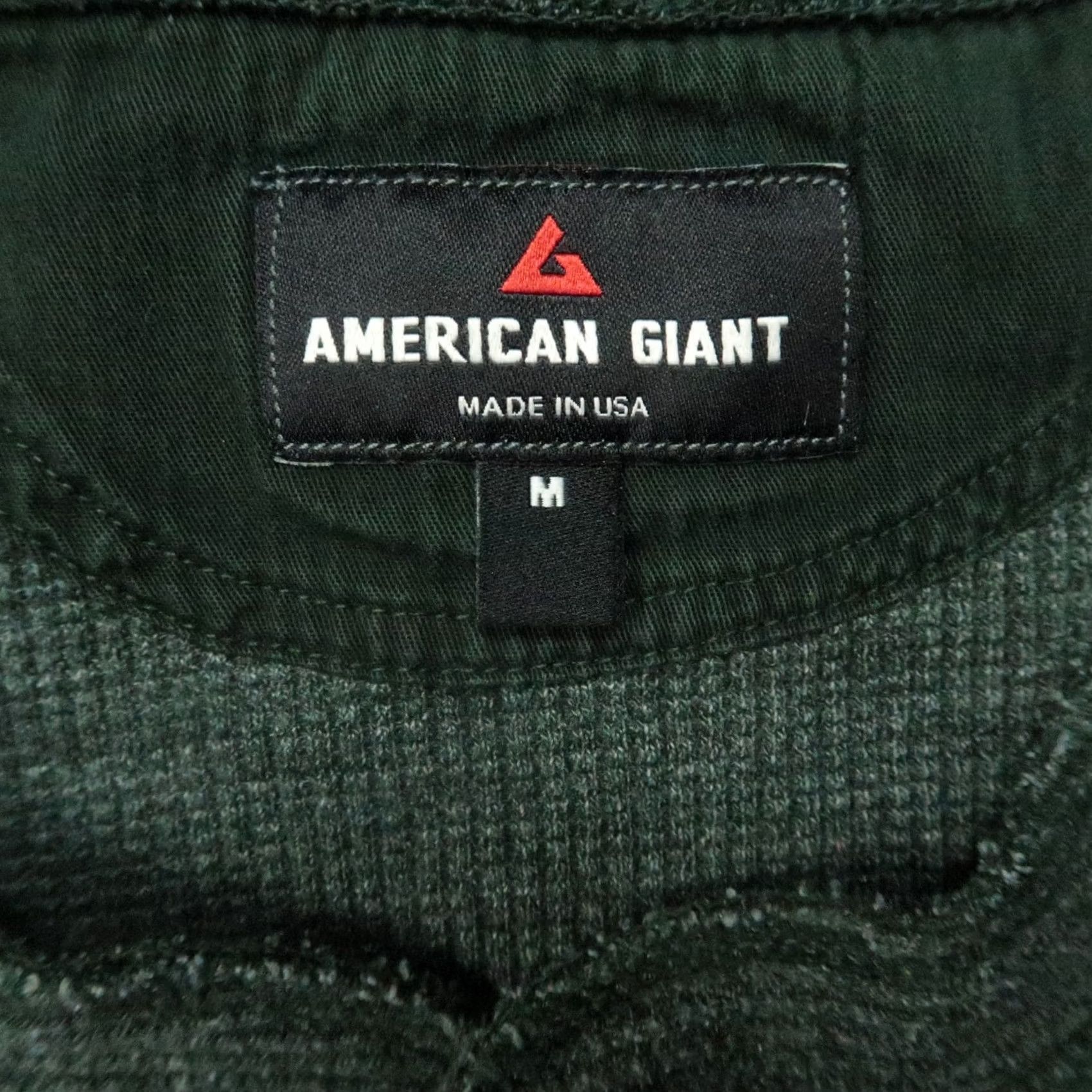 Vintage American Giant Shirt Mens Medium Green Long Sleeve Tee Henley Waffle Knit Size US M / EU 48-50 / 2 - 3 Thumbnail