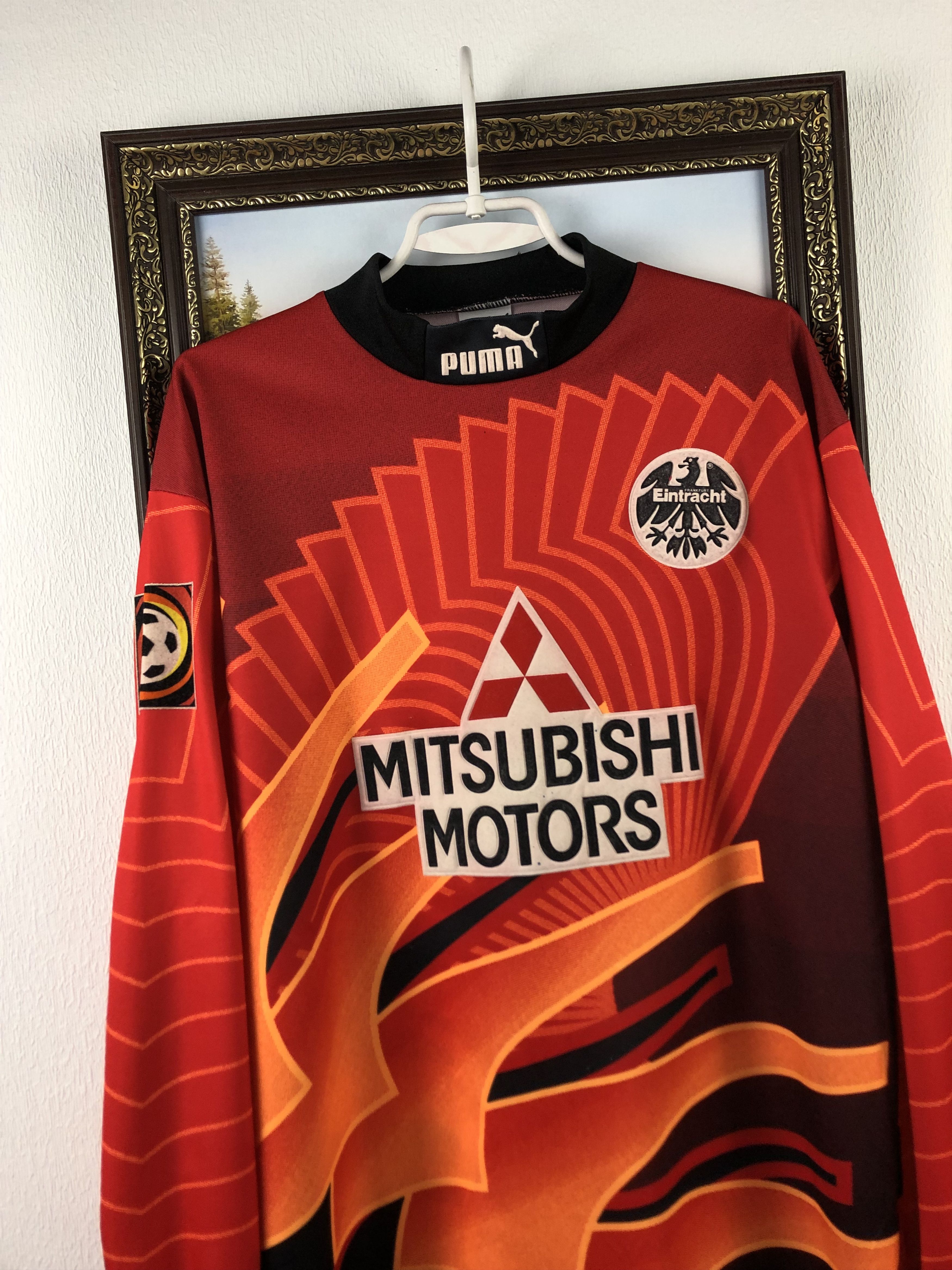 Puma Eintracht Frankfurt Goalkeeper shirt 1995 Soccer Jersey Size US M / EU 48-50 / 2 - 3 Thumbnail