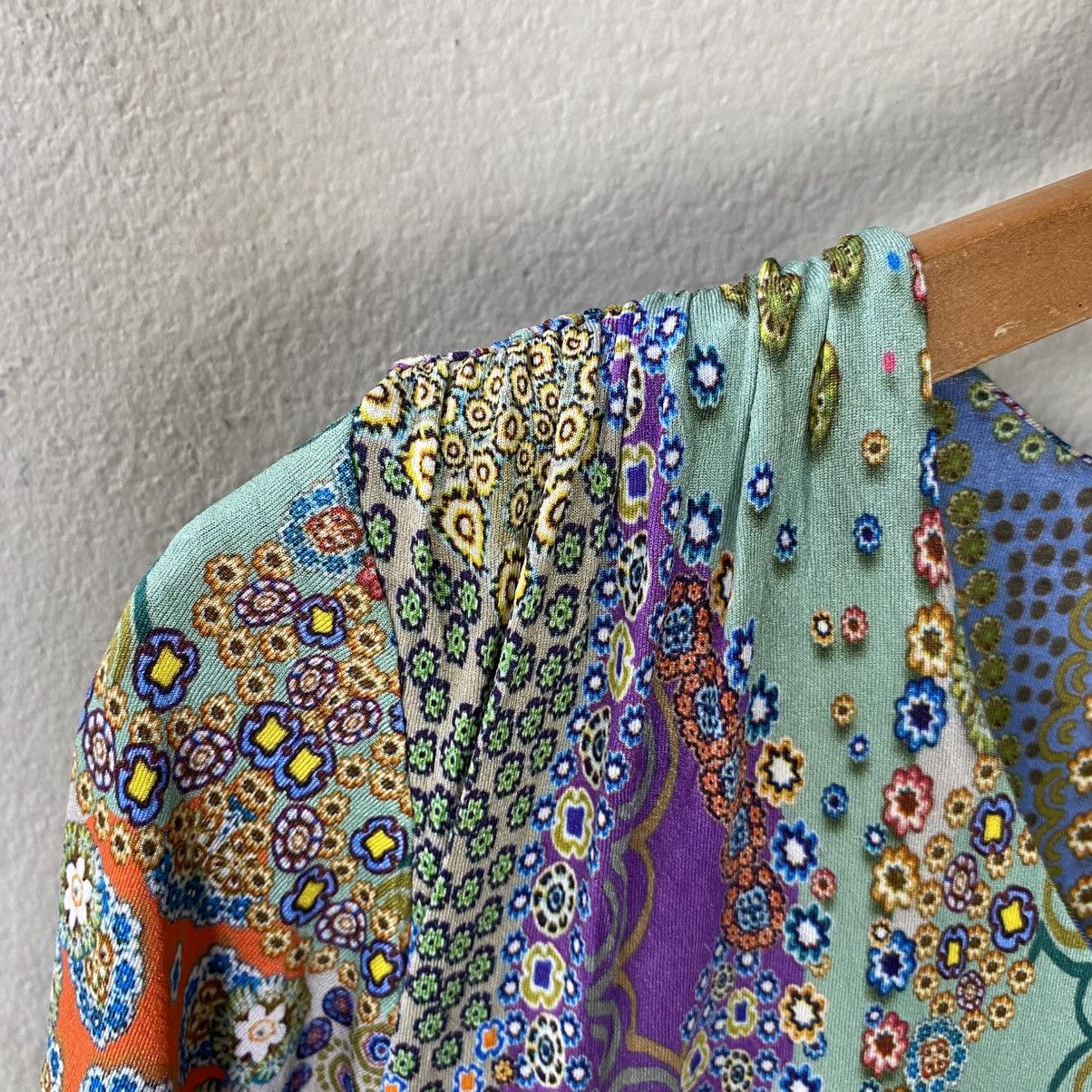 Etro ETRO Milano Multicolor Paisley Print Scoop Neck Top Size M / US 6-8 / IT 42-44 - 4 Thumbnail