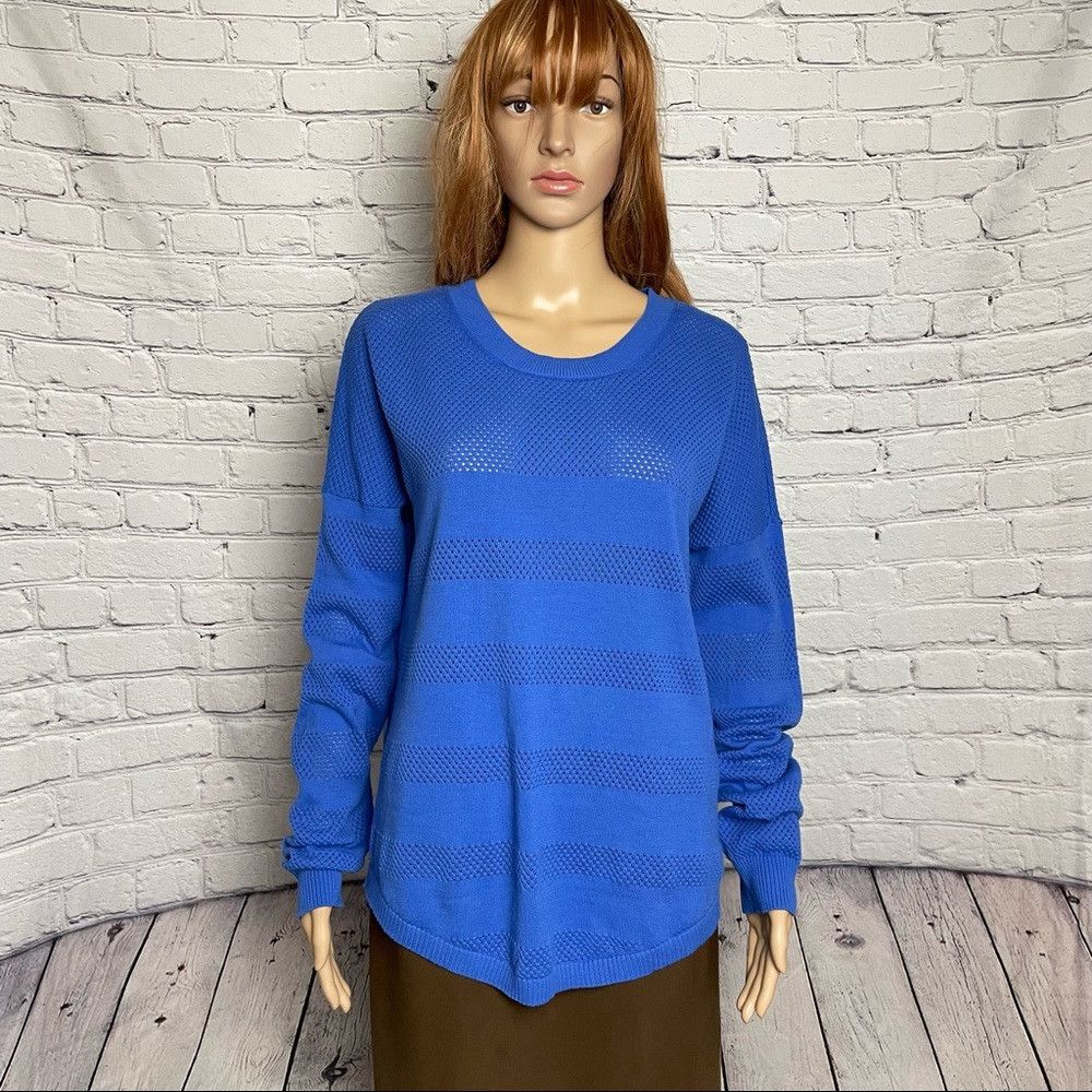 Other IMMA Inlet Cotton Crew Neck Blue Sweater Size L Size L / US 10 / IT 46 - 1 Thumbnail