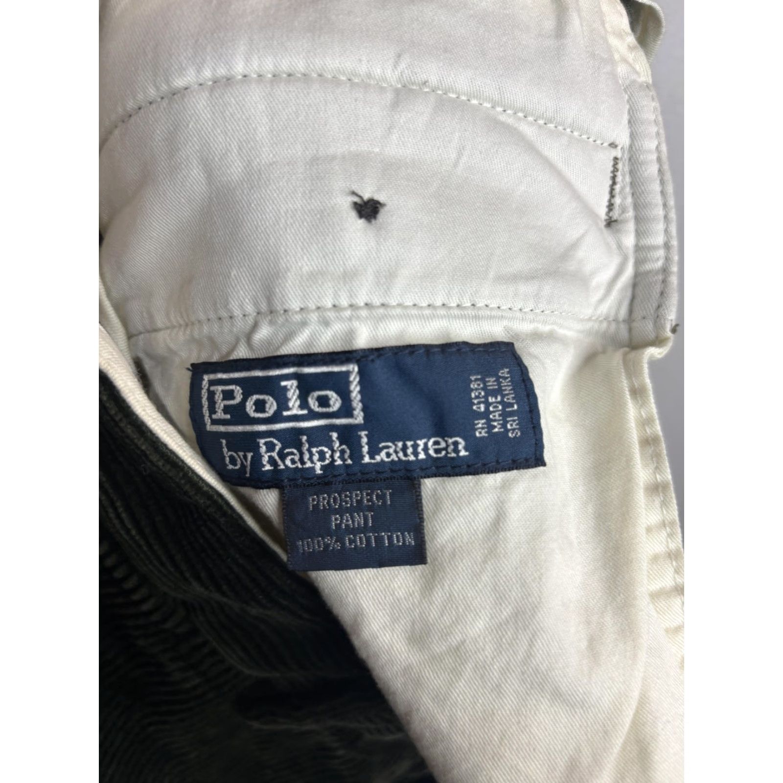 Polo Ralph Lauren Polo Ralph Lauren Prospect Corduroy Pants Mens 38x32 Green 100% Cotton Zip Fly Belt Loops Front Pockets Back Welt Pockets Straight Leg Chino Jeans Size US M / EU 48-50 / 2 - 6 Thumbnail
