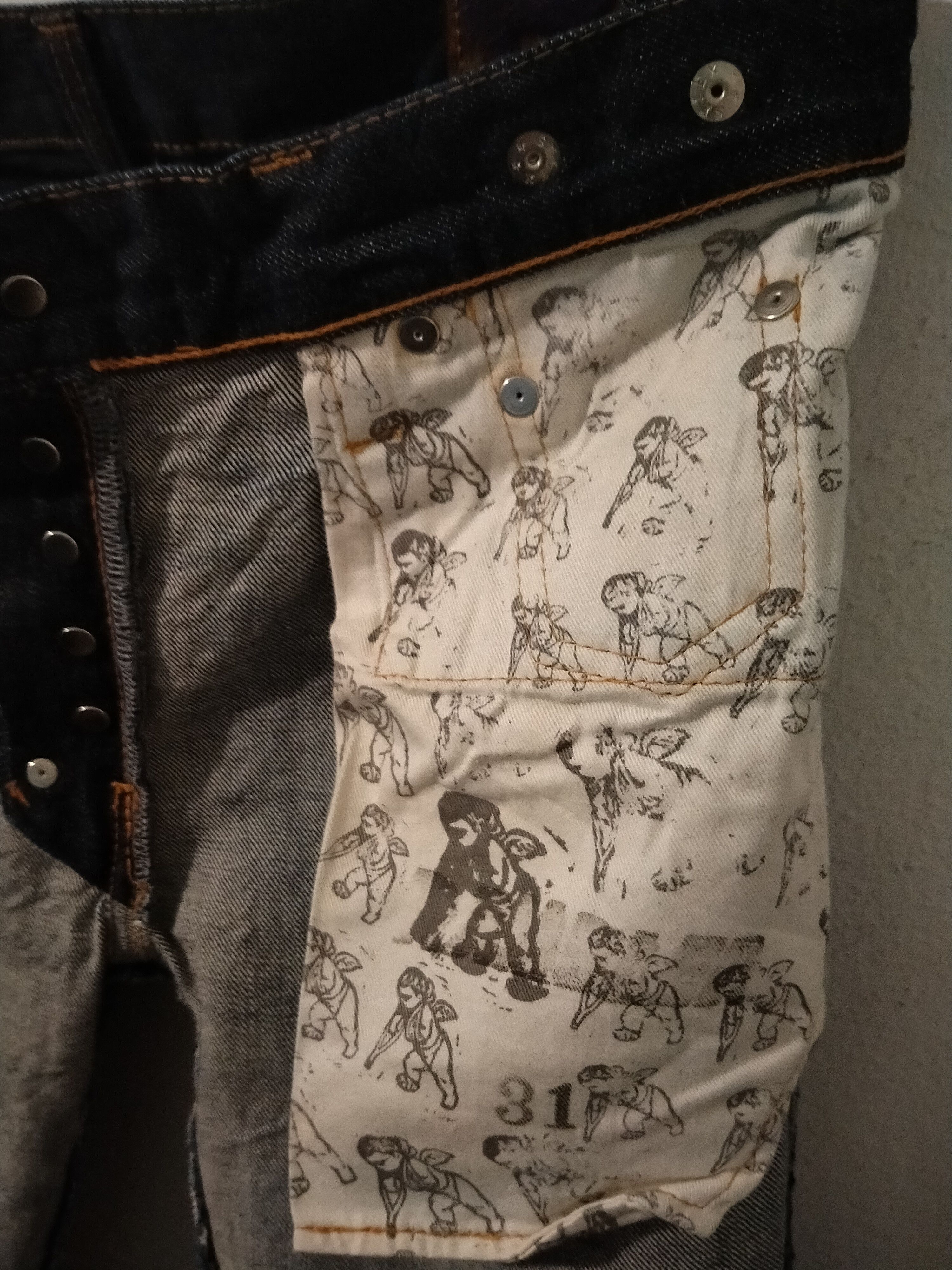 Prps Jeans PRPS Made in Japan P61 P06V - Taglia 31 Size US 31 - 3 Thumbnail
