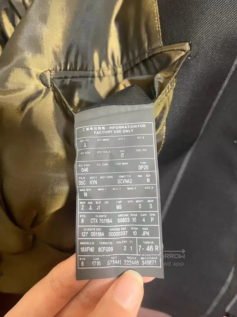 Fear of God FOG x Zegna Striped Black Blazer. Size US S / EU 44-46 / 1 - 4 Thumbnail
