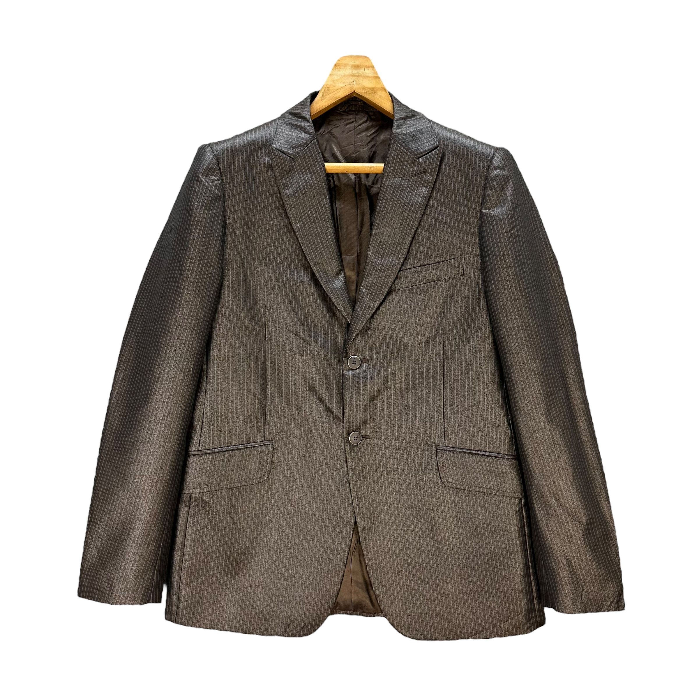 CoSTUM HOMME Striped Suit Jacket Blazer #A67-1621