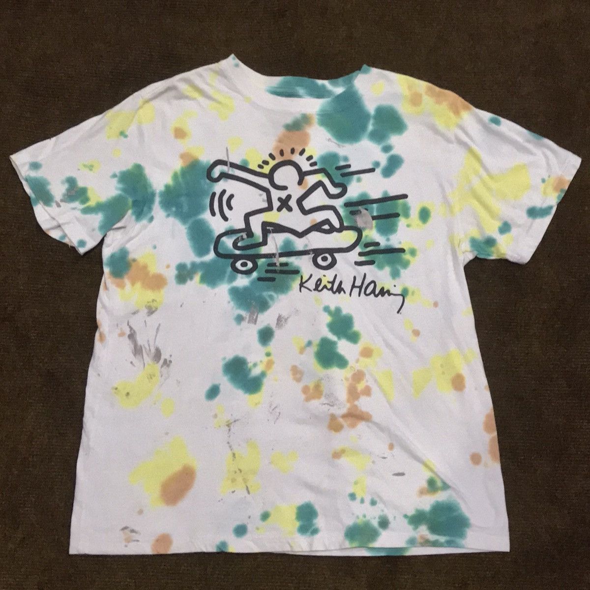 Keith Haring Keith Haring tshirt Tee Tie Dye Camouflage size m grafitti Size US M / EU 48-50 / 2 - 6 Thumbnail