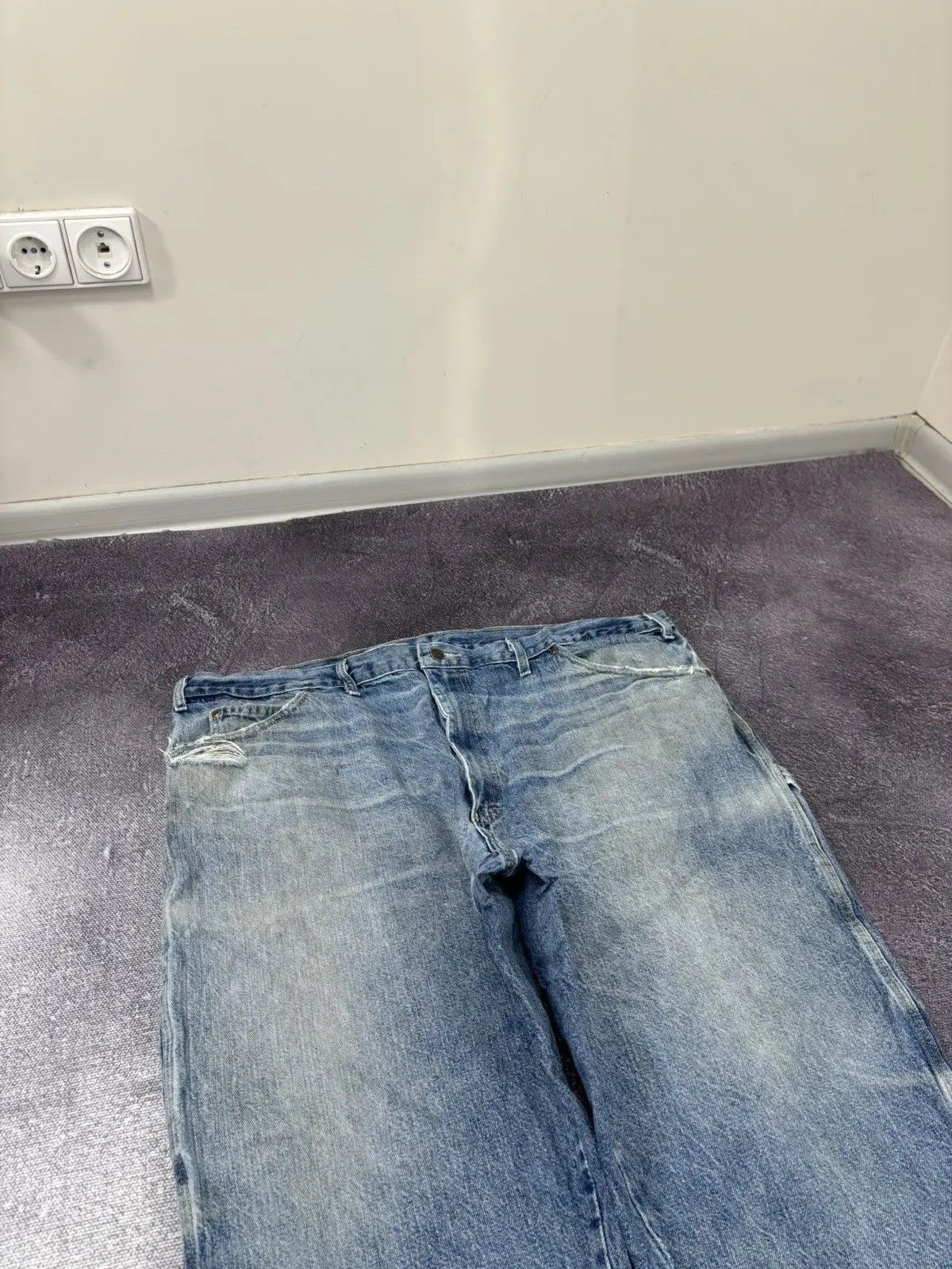 Dickies × Vintage Vintage Dickies Y2K Skate Faded Light Blue Hype Baggy Jeans Size US 44 / EU 60 - 6 Thumbnail