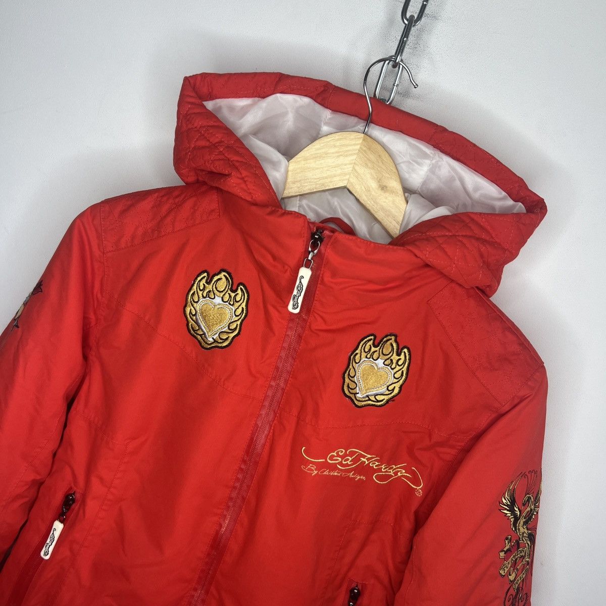 Ed Hardy × Vintage 🥵 Ed Hardy 🥶 Ski Winter Jacket Full Print Size M / US 6-8 / IT 42-44 - 6 Thumbnail