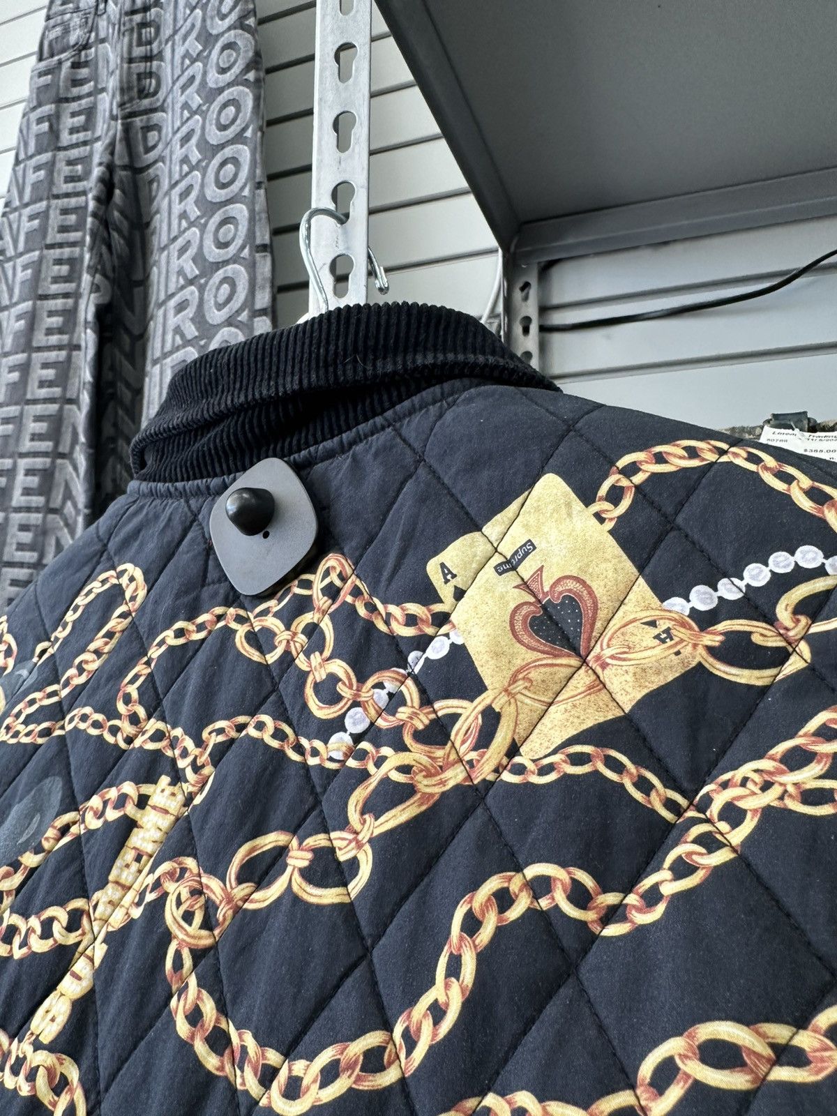 Supreme Supreme Chains Quilted Jacket Size US L / EU 52-54 / 3 - 9 Thumbnail