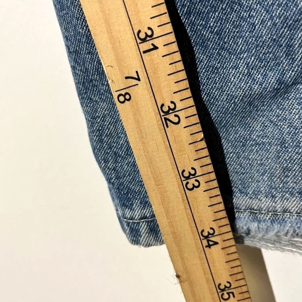 Carhartt Carhartt Jeans Carhartt Loose Original Fit Carpenter Jeans Mens 38x34 Blue Denim Distressed Straight Relaxed 5-Pocket Logo Denim Mens Size US 38 / EU 54 - 6 Thumbnail