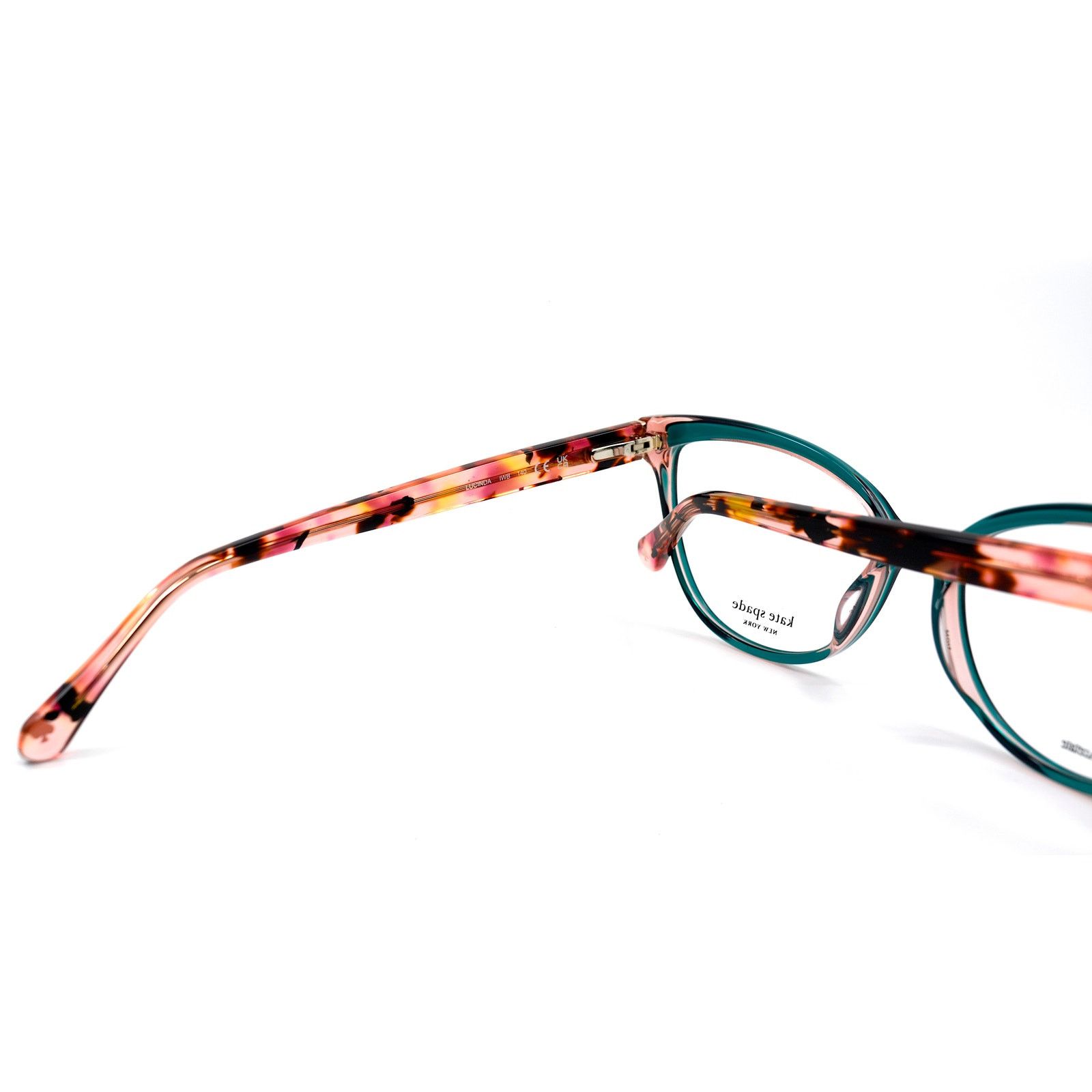 Kate Spade NEW KATE SPADE LUCINDA/G IWB GREEN PINK EYEGLASSES FRAME Size ONE SIZE - 12 Thumbnail