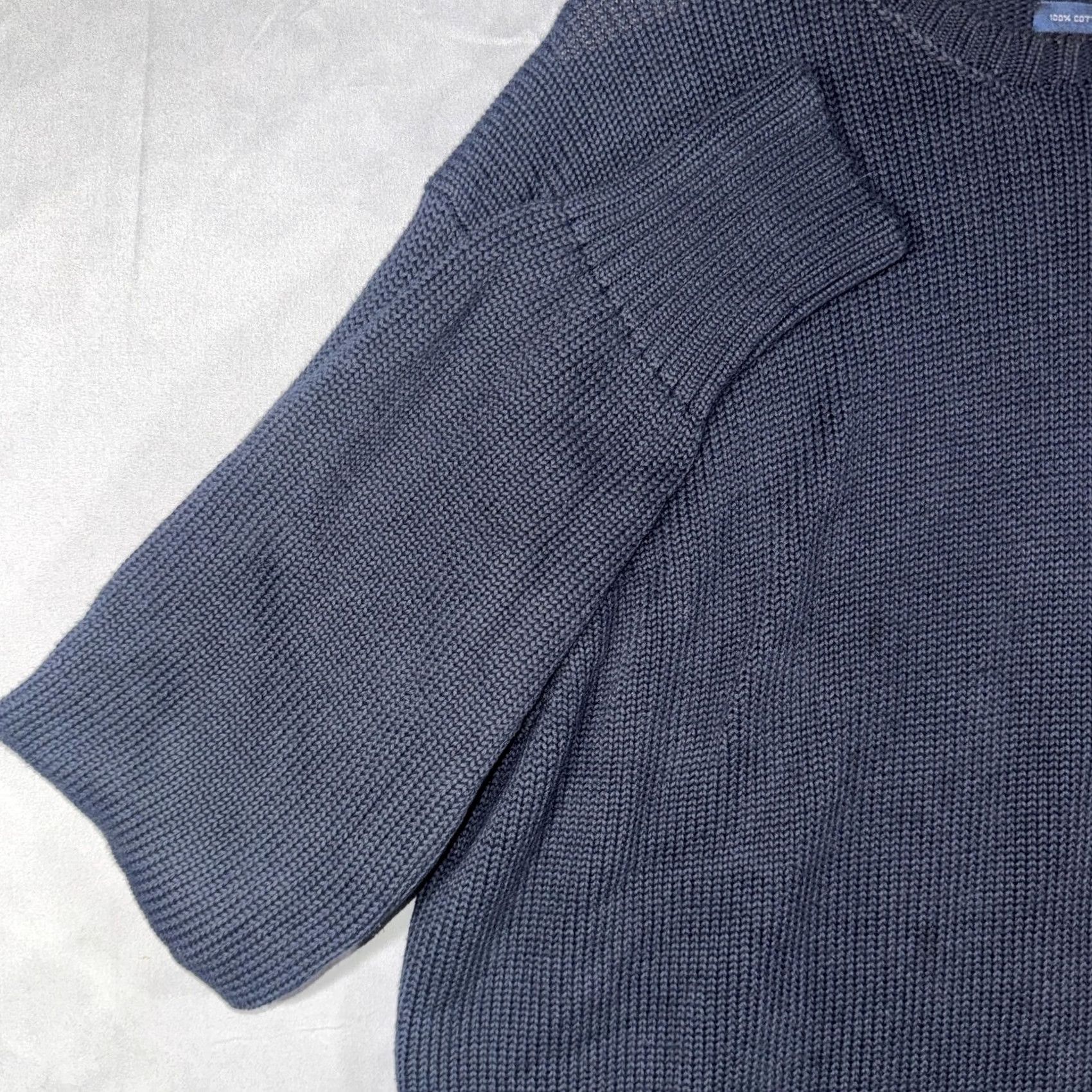 Polo Ralph Lauren Polo by Ralph Lauren Sweater Mens XL Navy Cotton Crewneck Knit Pullover Size US XL / EU 56 / 4 - 5 Thumbnail