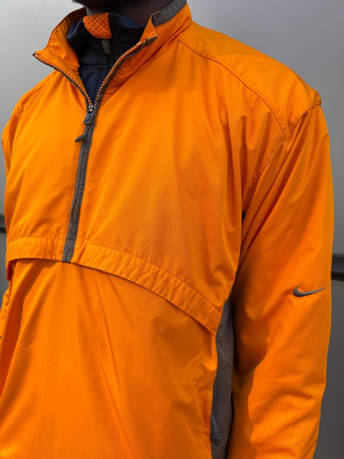 Nike Early 2000’s Nike Bright Orange Half Zip Pullover Size US M / EU 48-50 / 2 - 3 Thumbnail