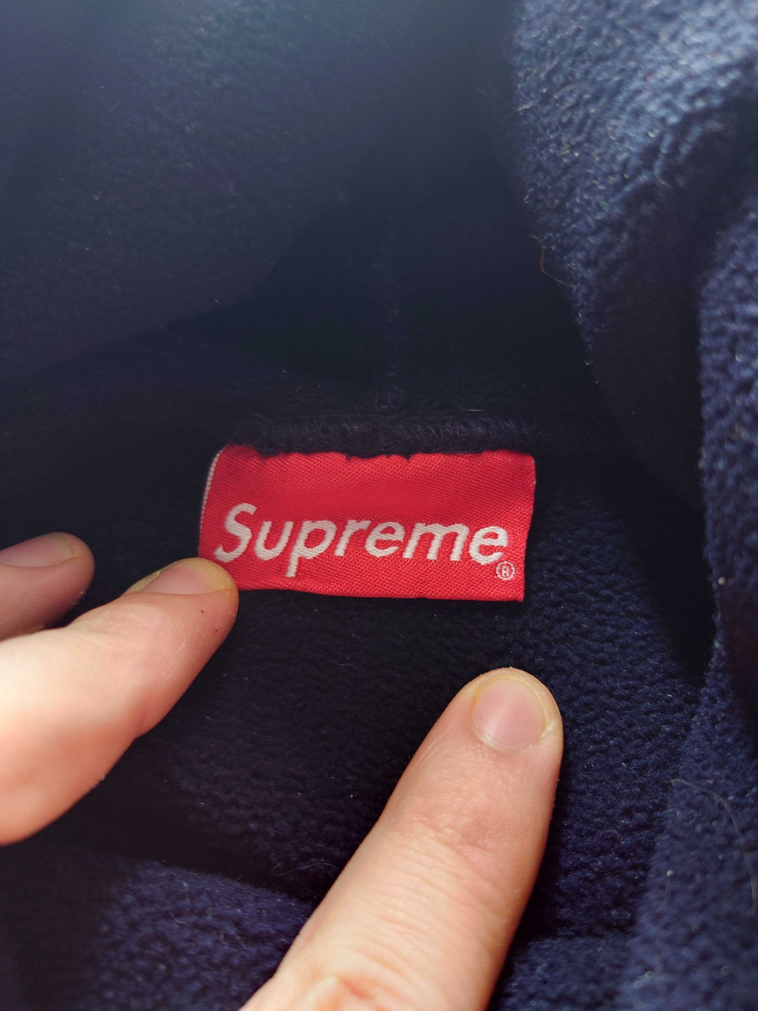 Supreme Supreme Polartec Hooded Sweatshirt Navy L Size US L / EU 52-54 / 3 - 3 Thumbnail