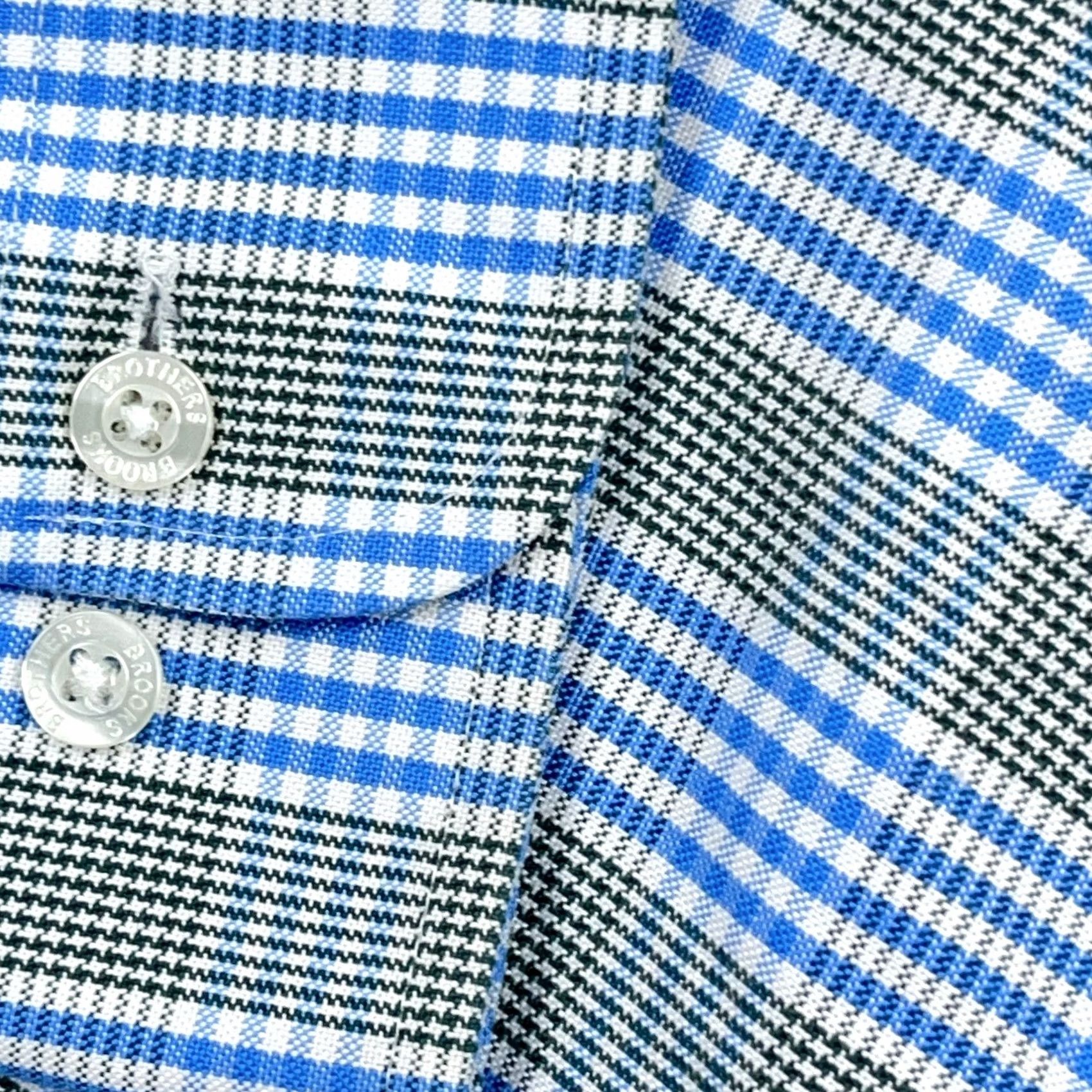 Brooks Brothers Brooks Brothers Shirt Men L Blue Button-Up Oxford Cloth Regent OCBD Casual Preppy Modern 90s? (Note: retro and event terms not in original) Size US L / EU 52-54 / 3 - 4 Thumbnail