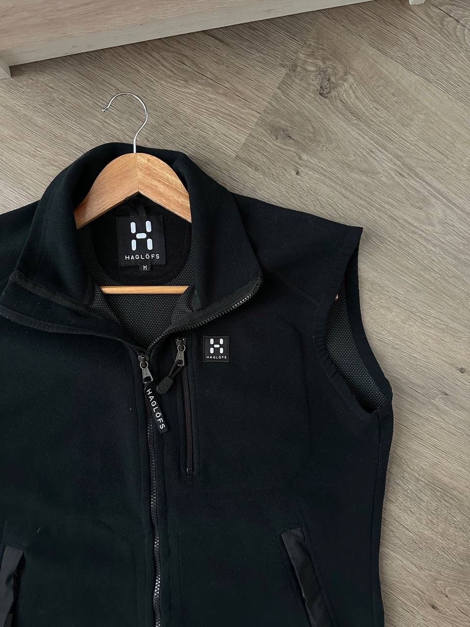 Haglofs × Vintage Vintage Haglofs Black Outdoor Fleece West Jacket Size US M / EU 48-50 / 2 - 8 Thumbnail