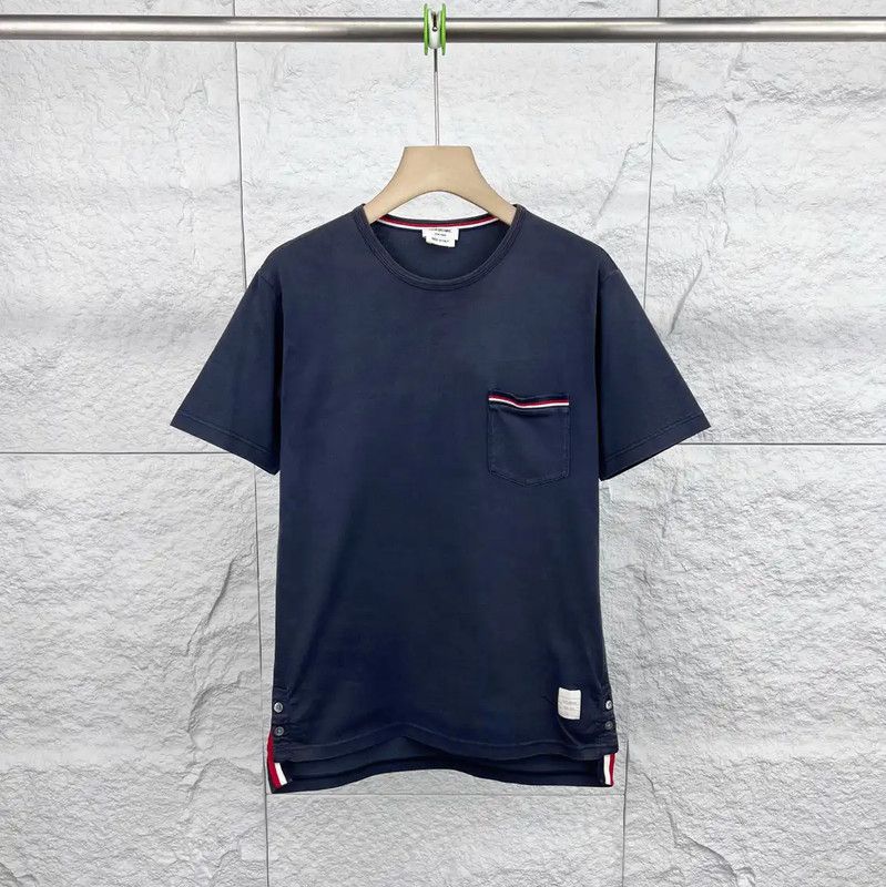 Thom Browne Thom Browne Navy Cotton Women's T-Shirt 0089 Size ONE SIZE - 1 Thumbnail