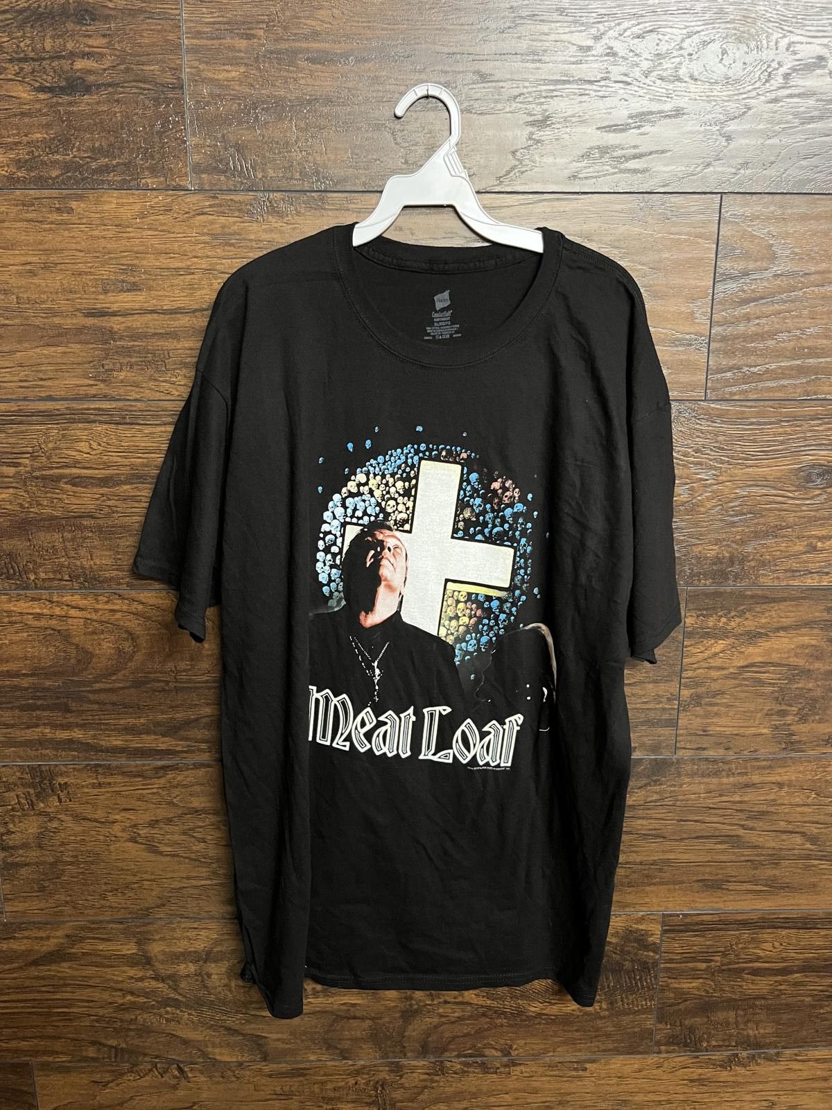 Hanes Meat Loaf Singer T-shirt Mad Mad World Tour 2012 Tee-XL Size US XL / EU 56 / 4 - 1 Thumbnail