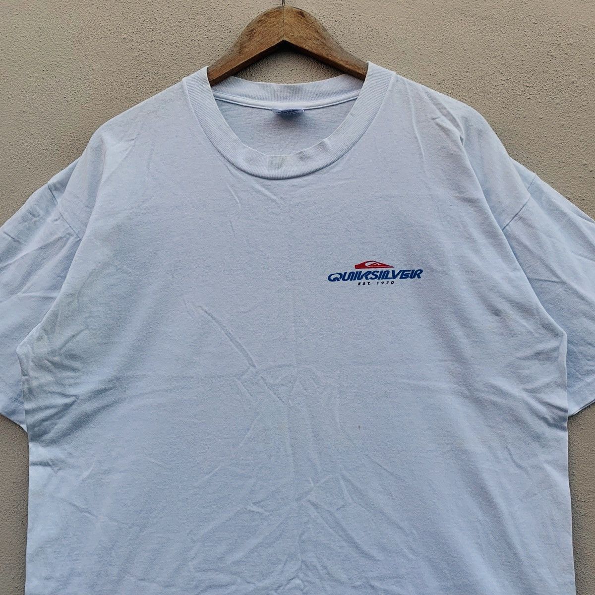 Quiksilver × Vintage Vintage 90s QUIKSILVER USA BIG LOGO Surf Brand T-shirt Size US XL / EU 56 / 4 - 6 Thumbnail