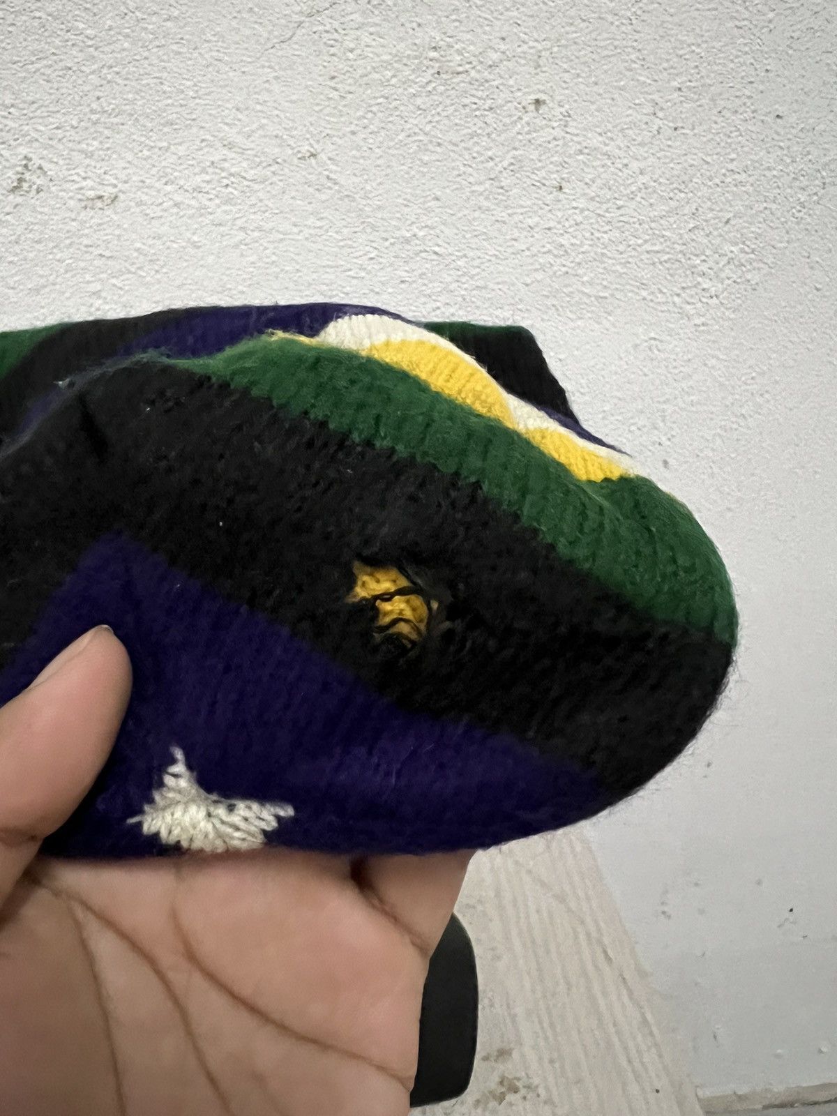 Kangol Vintage Kangol Striped Design Beanie Hat Size ONE SIZE - 6 Thumbnail