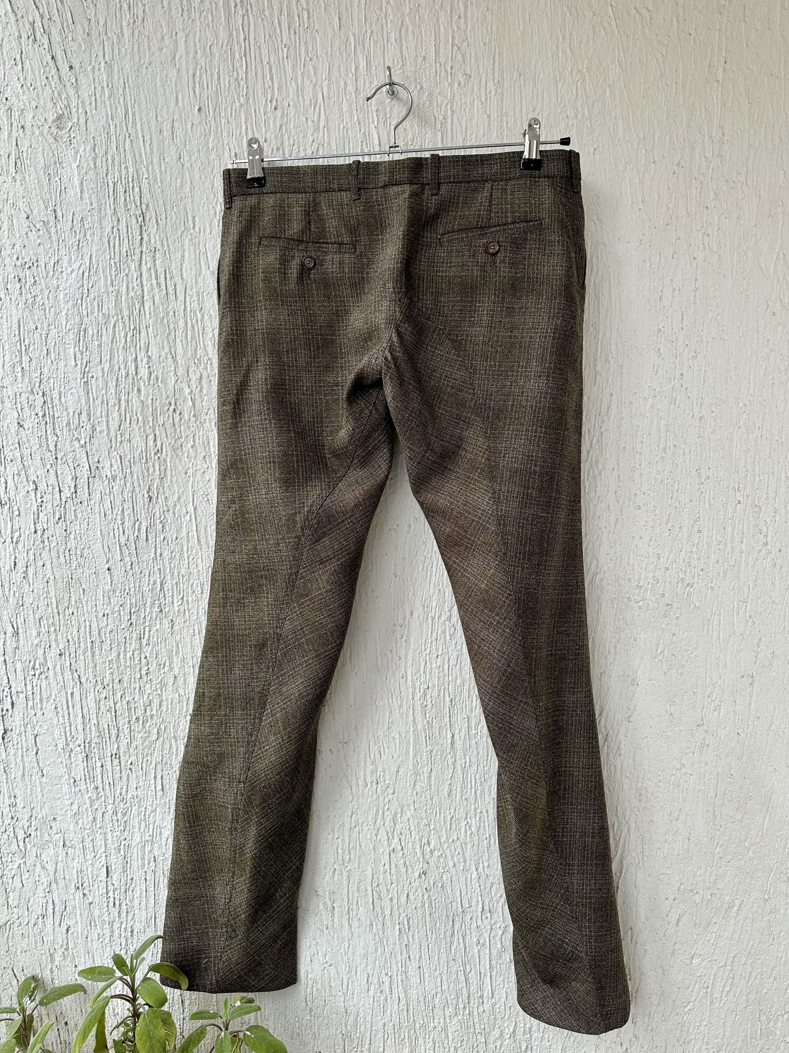 Marni silk blend plaid trousers Size US 32 / EU 48 - 3 Thumbnail
