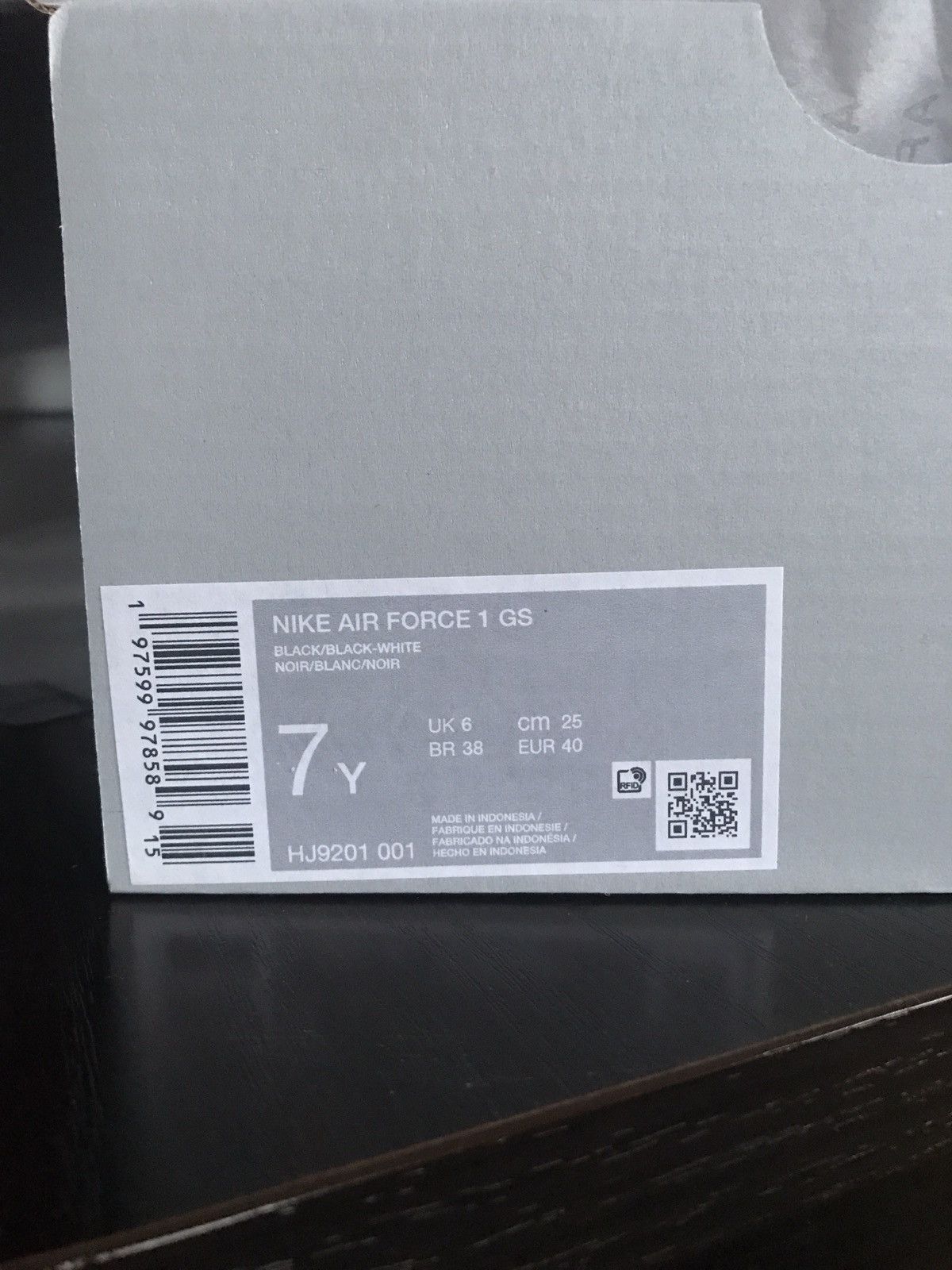 Nike Nike Air Force 1 “Black&White” Size US 7 / EU 40 - 7 Thumbnail