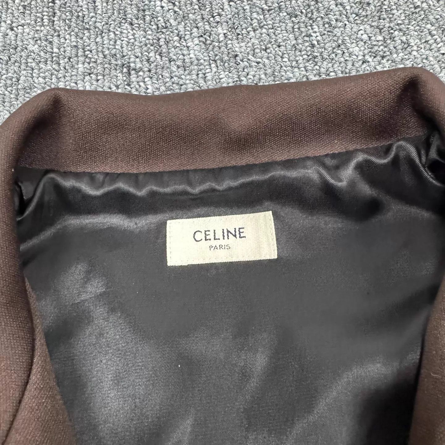 Celine Celine Brown Gilded Logo Track Jacket XS Size XS / US 0-2 / IT 36-38 - 6 Thumbnail