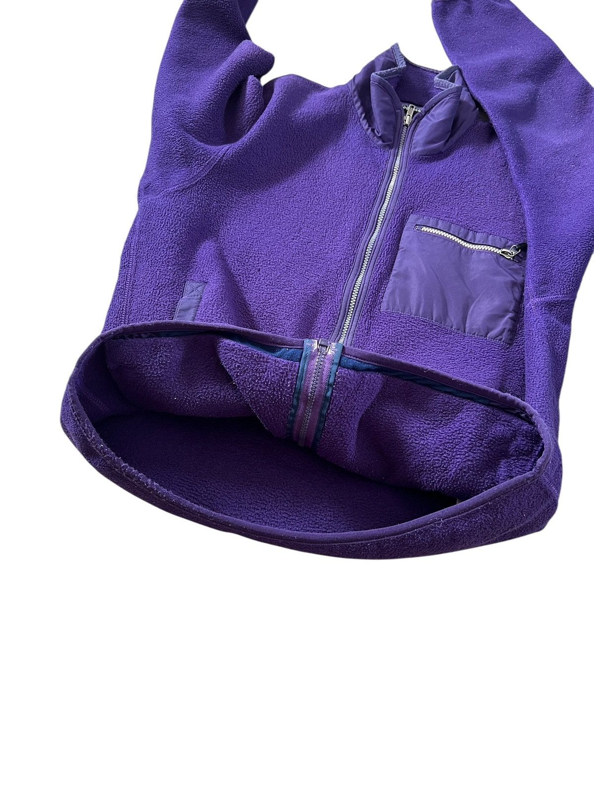 Patagonia Vintage 90s Patagonia Fleece Jacket OG Purple Size US M / EU 48-50 / 2 - 9 Thumbnail