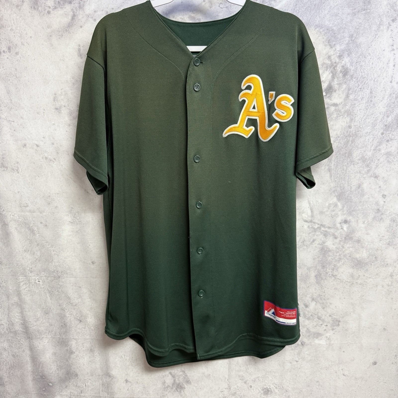 Majestic Oakland Athletics Baseball Jersey Mens Large Majestic Size US L / EU 52-54 / 3 - 1 Thumbnail