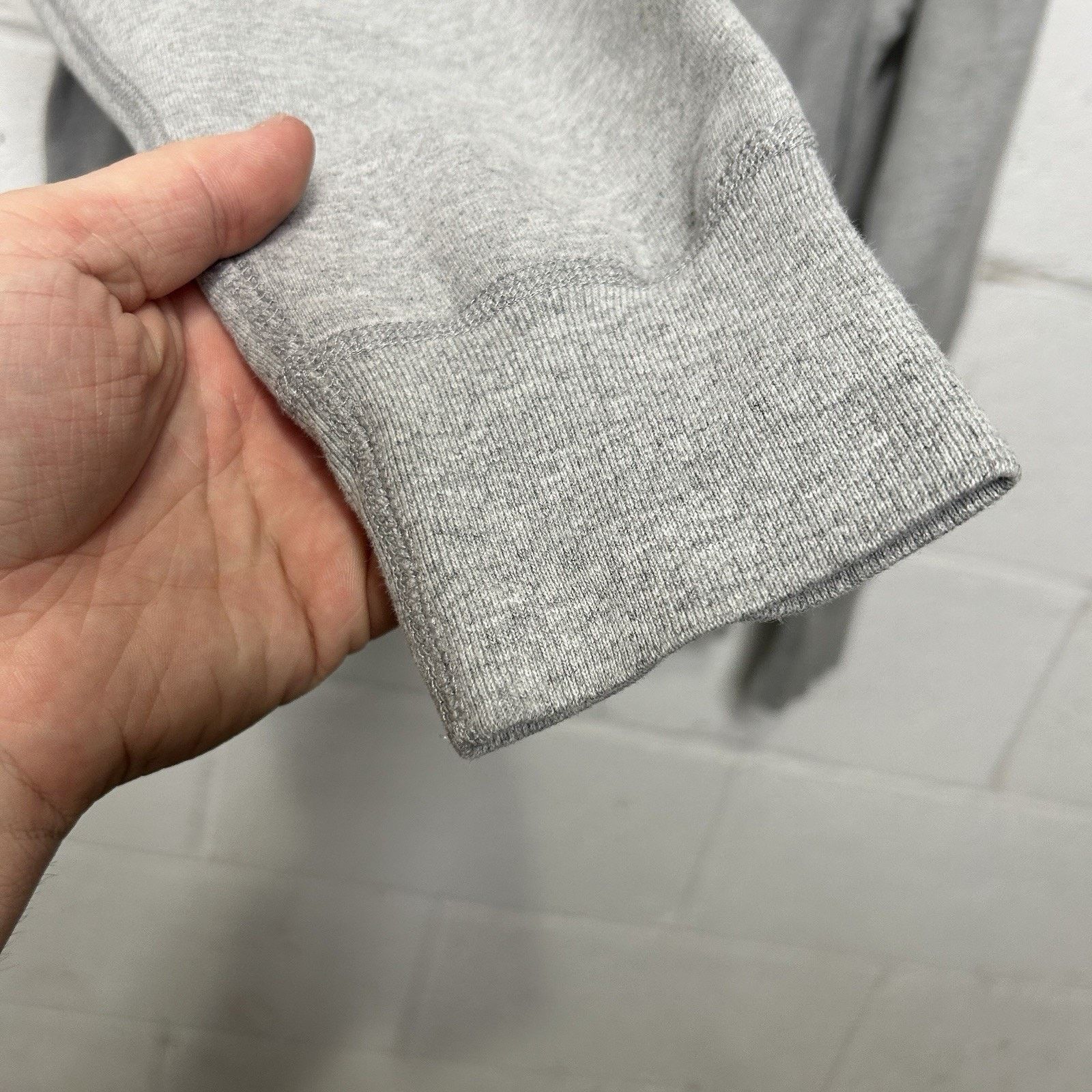 Supreme Supreme Fleece Pullover Blank Hoodie “Heather Grey” Size US M / EU 48-50 / 2 - 6 Thumbnail