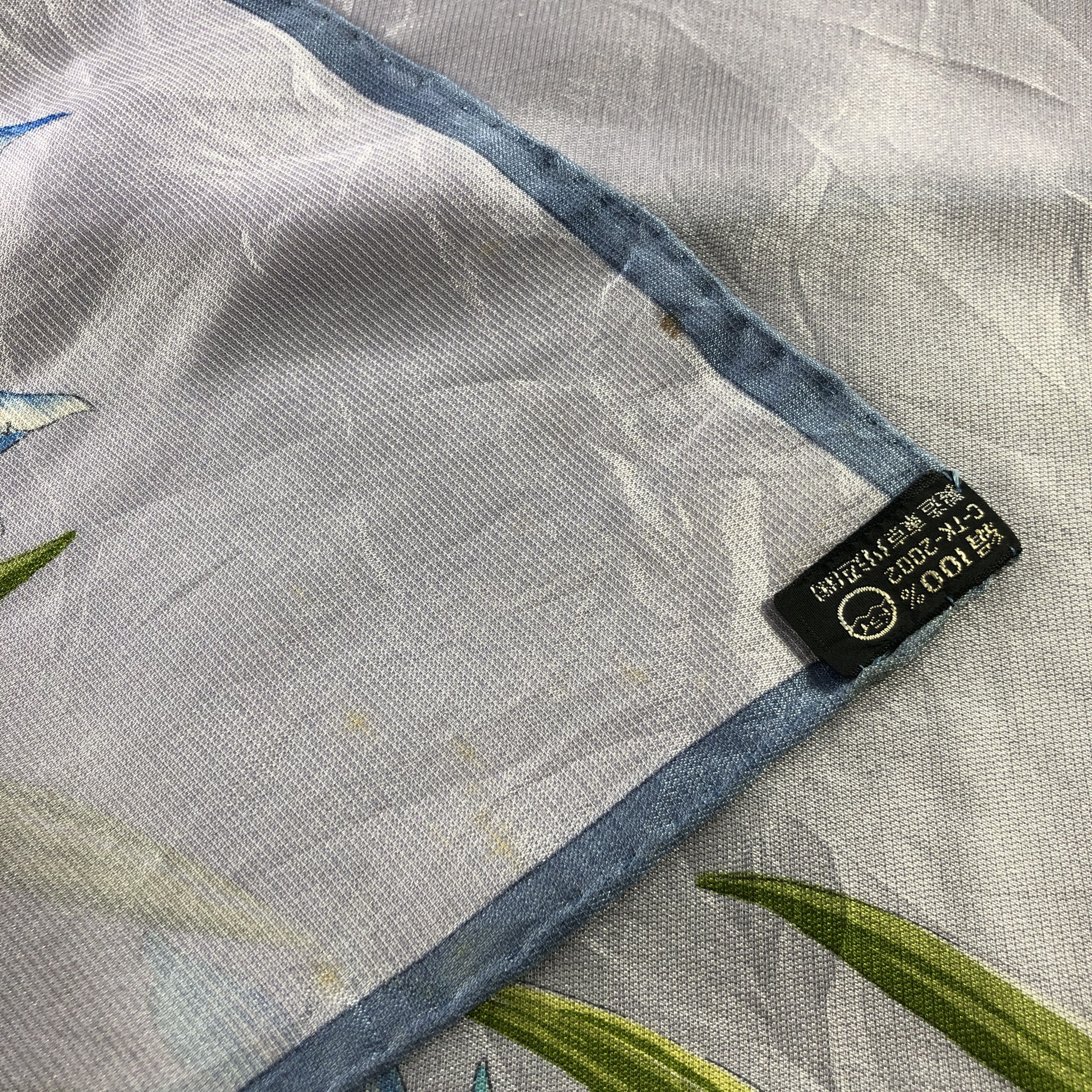 Japanese Brand Vintage Jacques Heim Floral Silk Scarf M1174 Size ONE SIZE - 7 Thumbnail