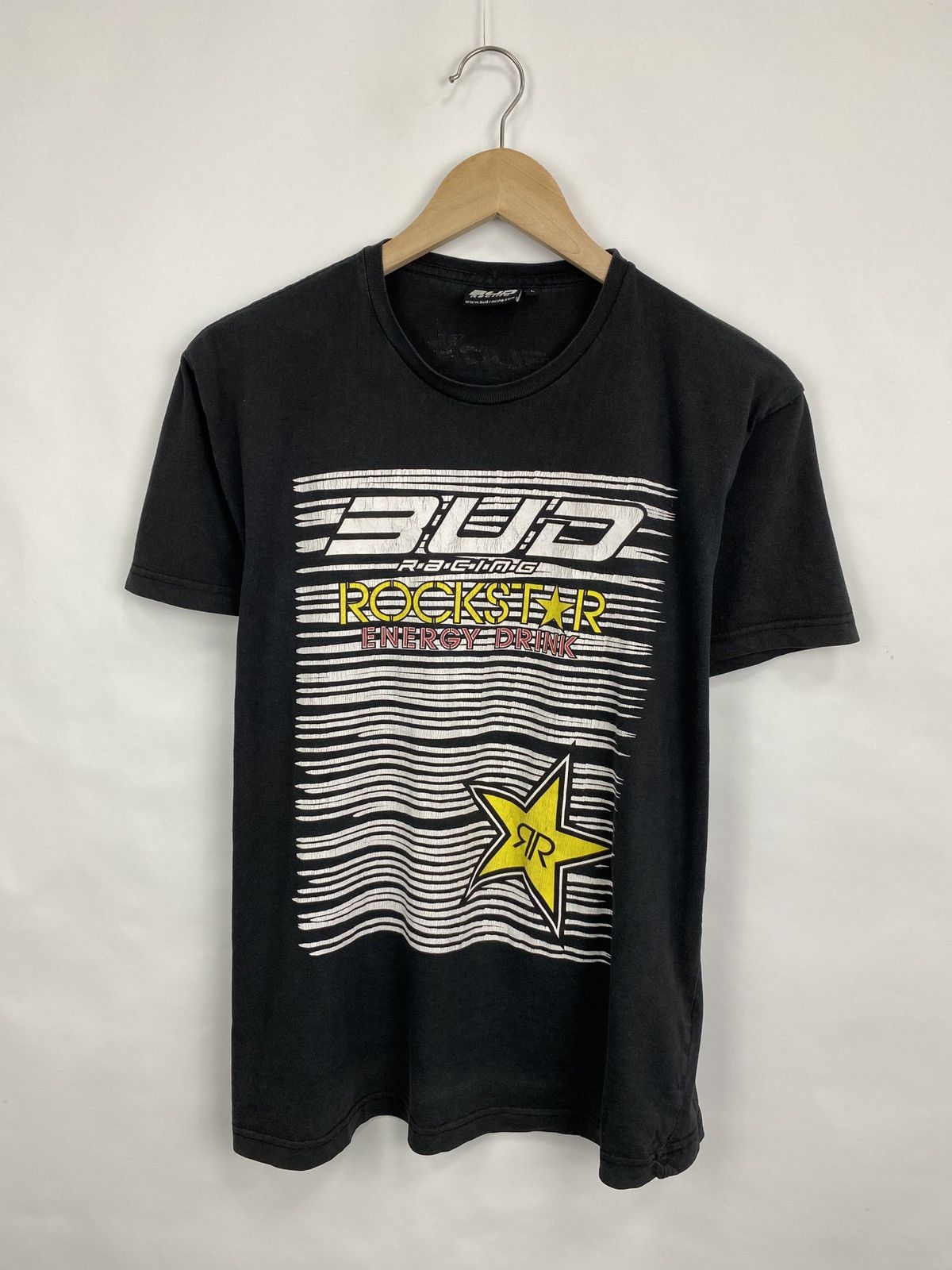 Rockstar Energy 🇺🇸 Vintage Y2K Bud Racing Rockstar Energy Drink T-Shirt Rare Size US M / EU 48-50 / 2 - 3 Thumbnail