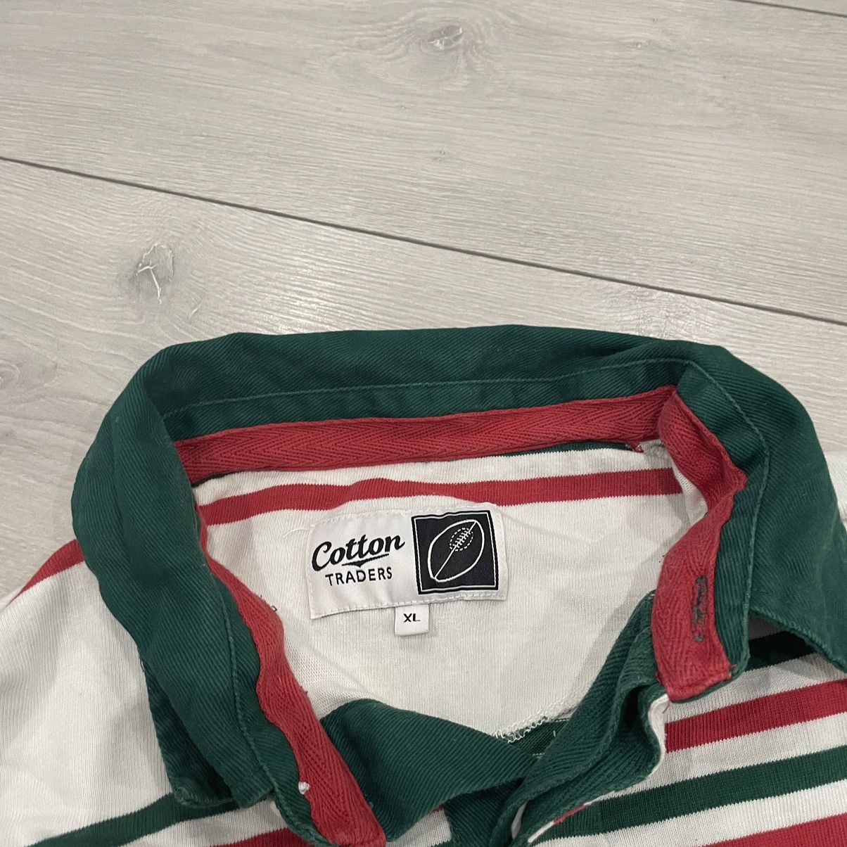 Cotton Traders CATERPILLAR LEICESTER TIGERS RUGBY POLO tee jersey shirt Size US XL / EU 56 / 4 - 5 Thumbnail