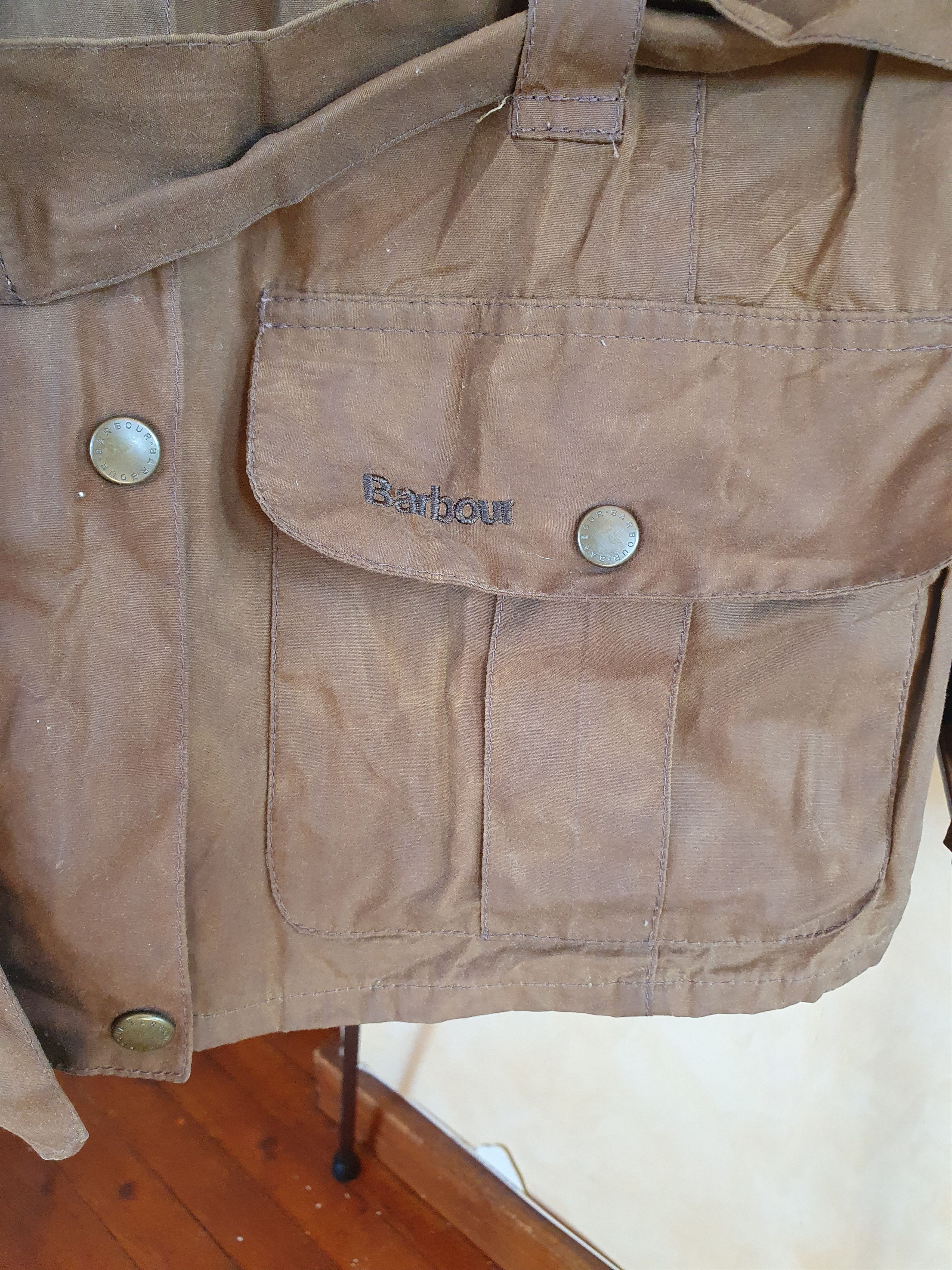 Barbour Barbour L77 Flyweight Wax Amelia Jacket Womens Belted Size L / US 10 / IT 46 - 10 Thumbnail