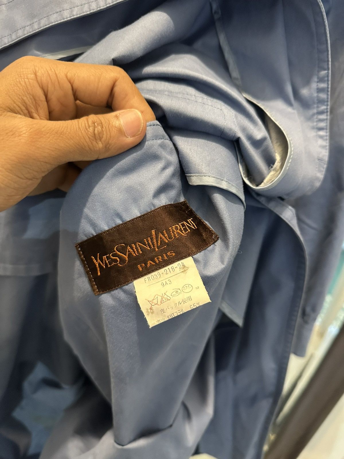 Designer × Vintage × Yves Saint Laurent Vintage Yves Saint Laurent Trench Coat 🔥 Size US L / EU 52-54 / 3 - 4 Thumbnail