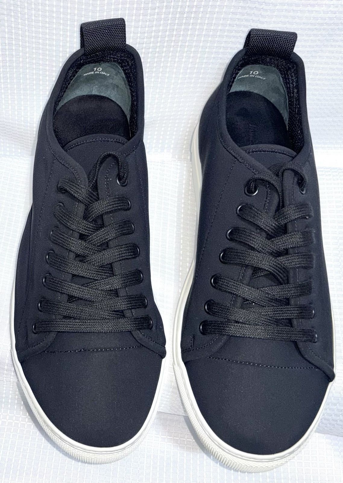 James Perse Men’s Black Carbon Low Sneakers 10 US /43 EU