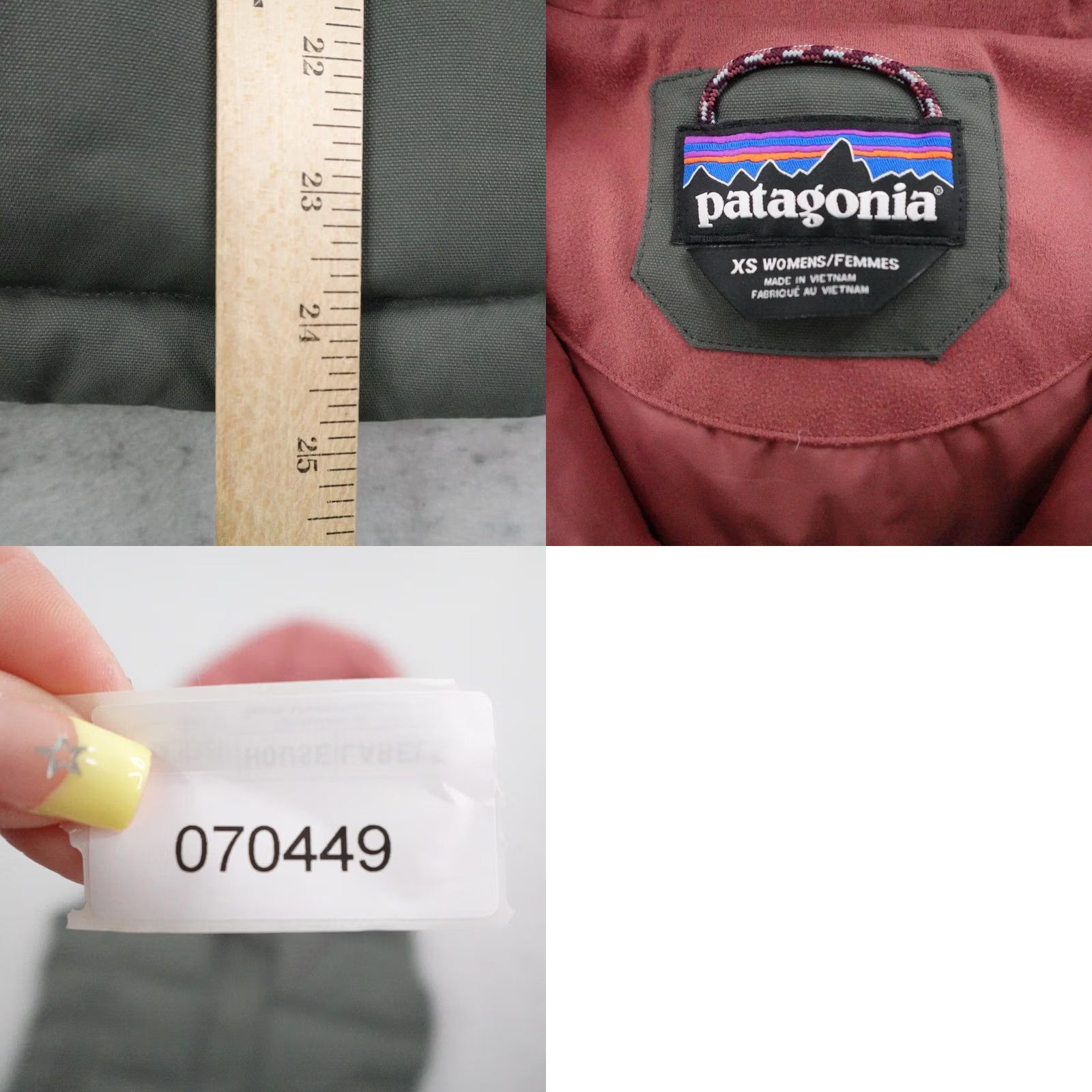 Patagonia Patagonia Vest Womens XS Forge Gray Pink Bivy Puffer Down Quilted Insulated Hood Size XS / US 0-2 / IT 36-38 - 8 Thumbnail