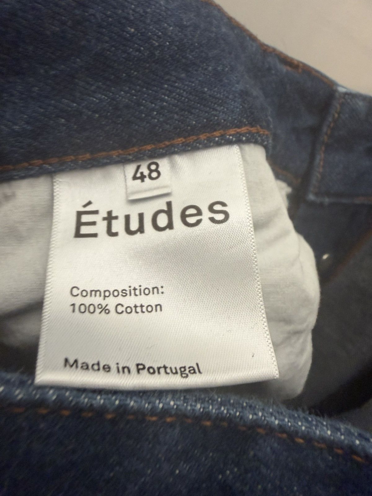 Etudes Etudes Blue Double Knee Denim Size US 33 - 4 Thumbnail