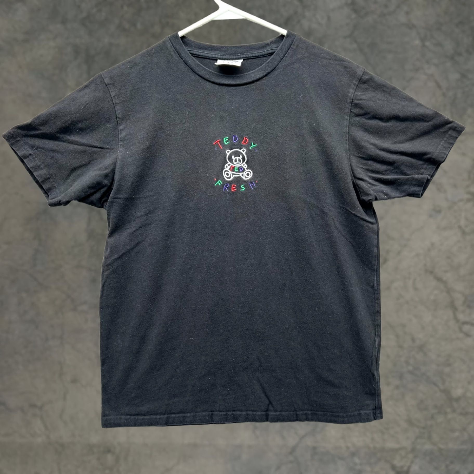 Teddy Fresh Teddy Fresh Shirt Mens M Black Cotton Logo Crewneck T-Shirt Size US M / EU 48-50 / 2 - 1 Thumbnail