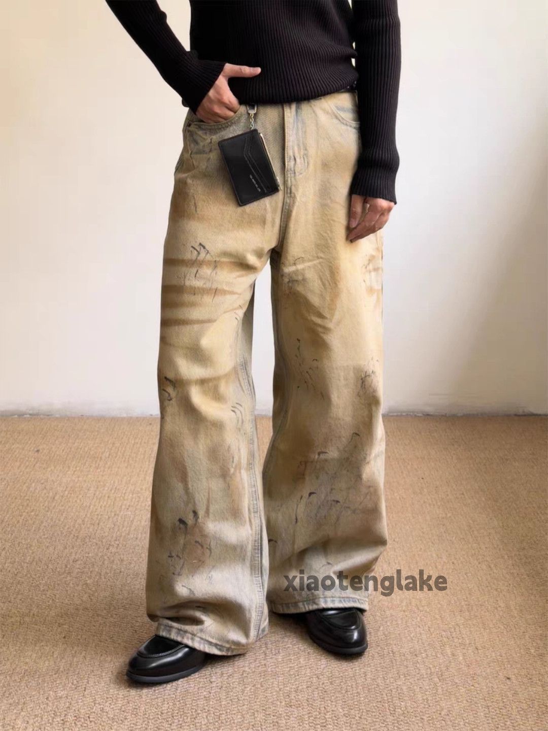 Jean ltx vintage washed faded punk grunge bootcut hiphop jeans Size US 30 / EU 46 - 9 Thumbnail